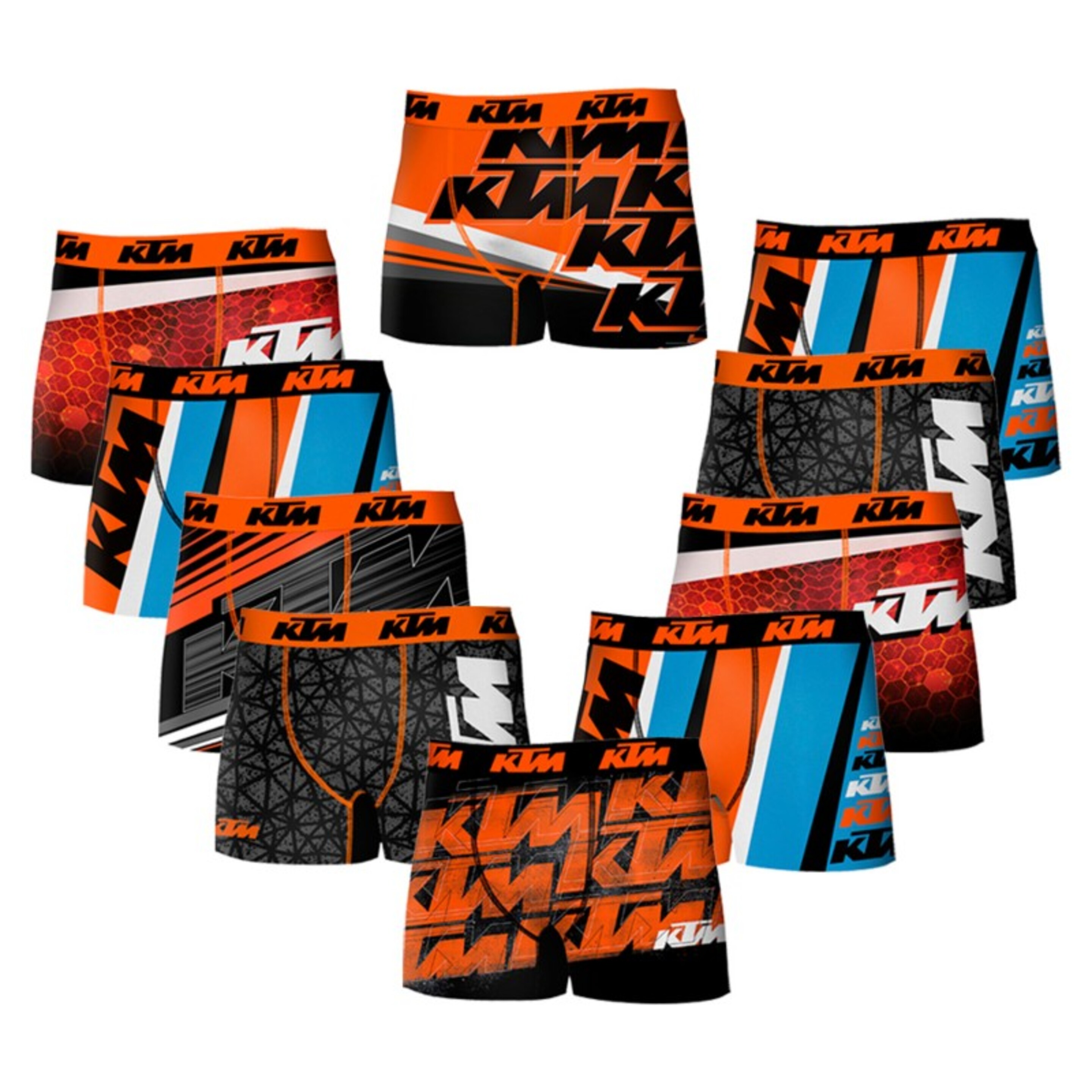 Calzoncillos Ktm Pack 10 - multicolor - 