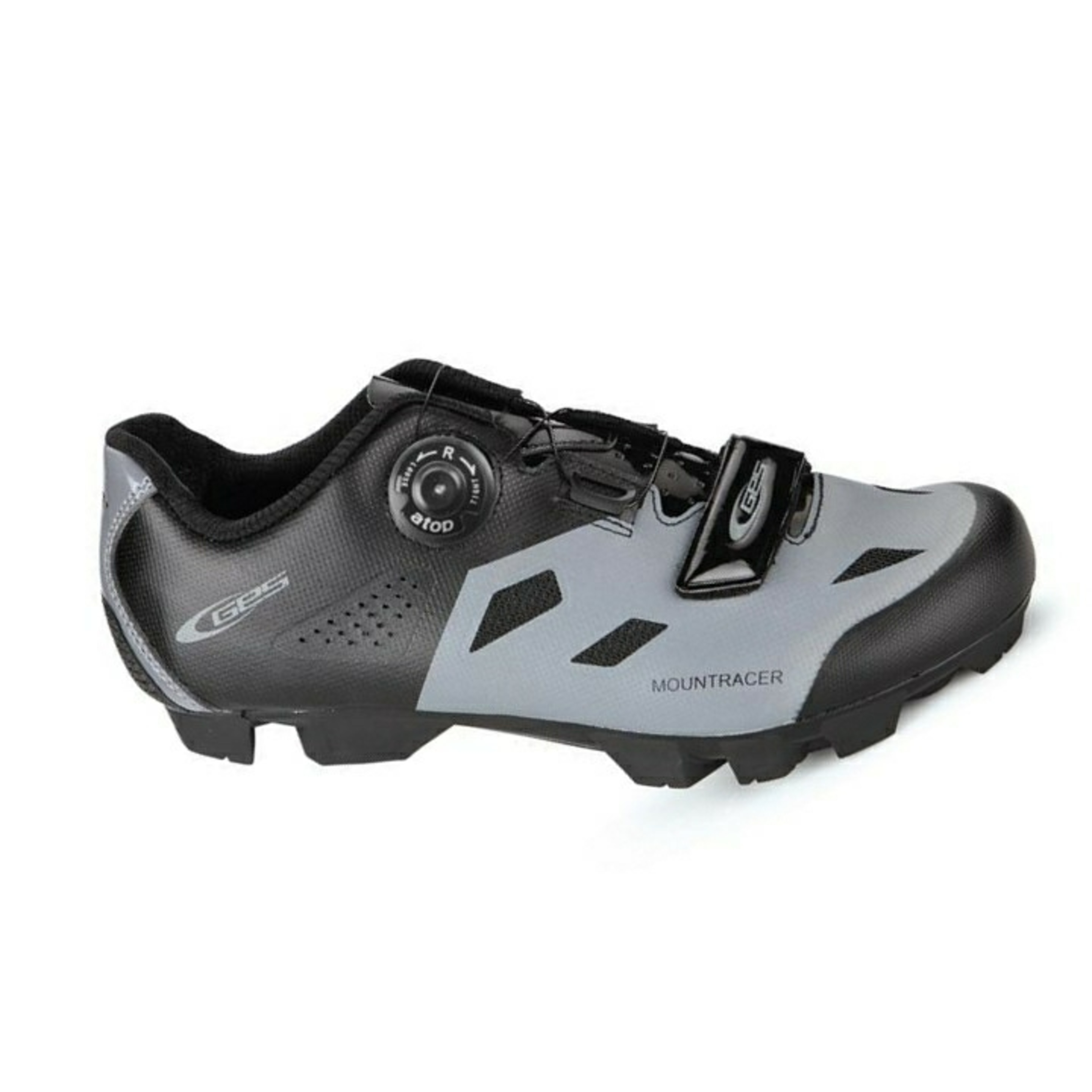 Sapatos De Ciclismo Mtb Ges Mountracer - gris-negro - 