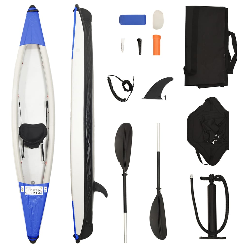 Kayak Inflable Vidaxl 375 X 72 X 31 Cm