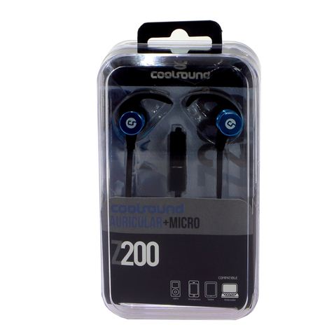 Auricular + Micrófono Z200 In-ear Jack 3.5 Mm Coolsound  MKP