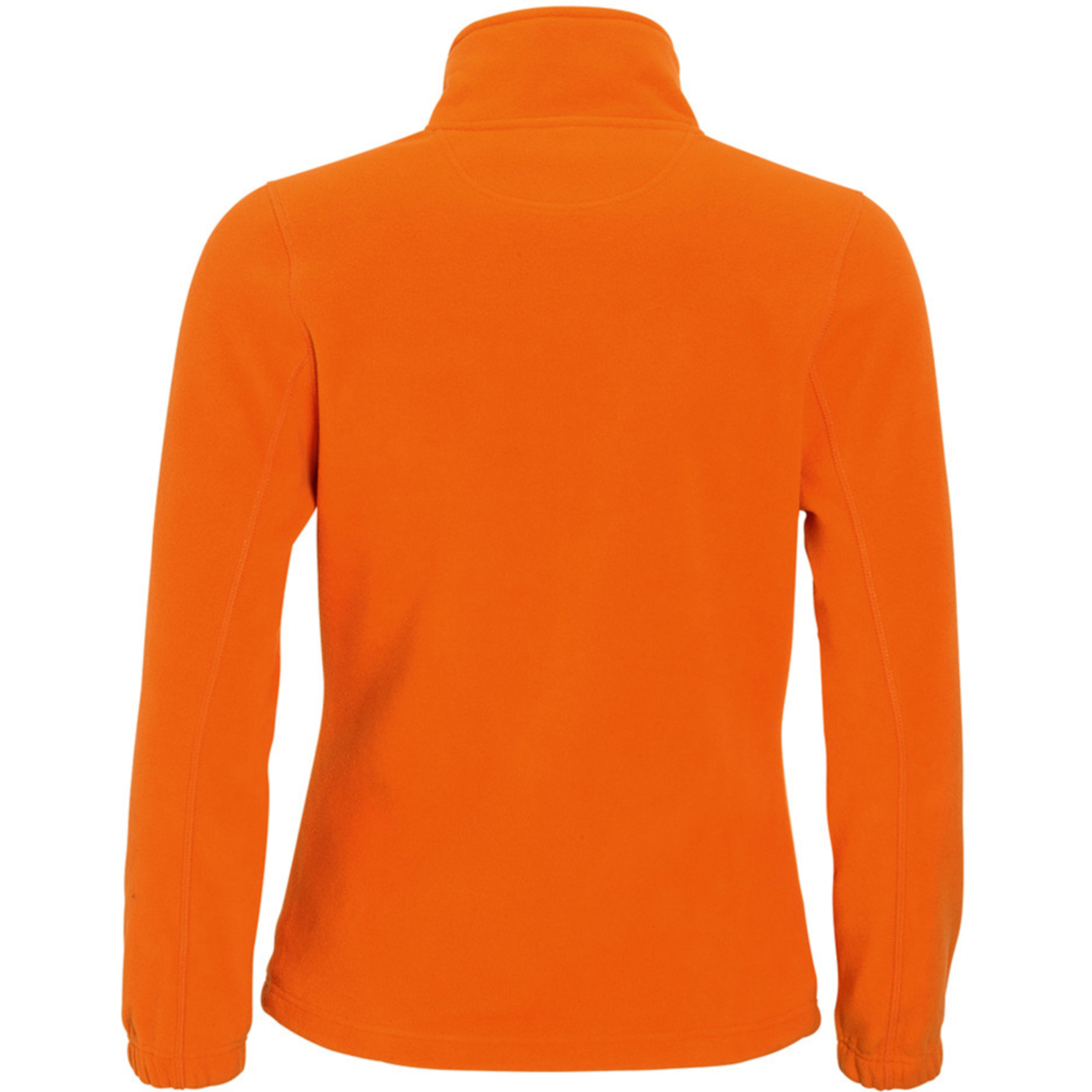 Chaquetilla Polar Con Cremallera Completa Modelo North Para Mujer Sols (Naranja)