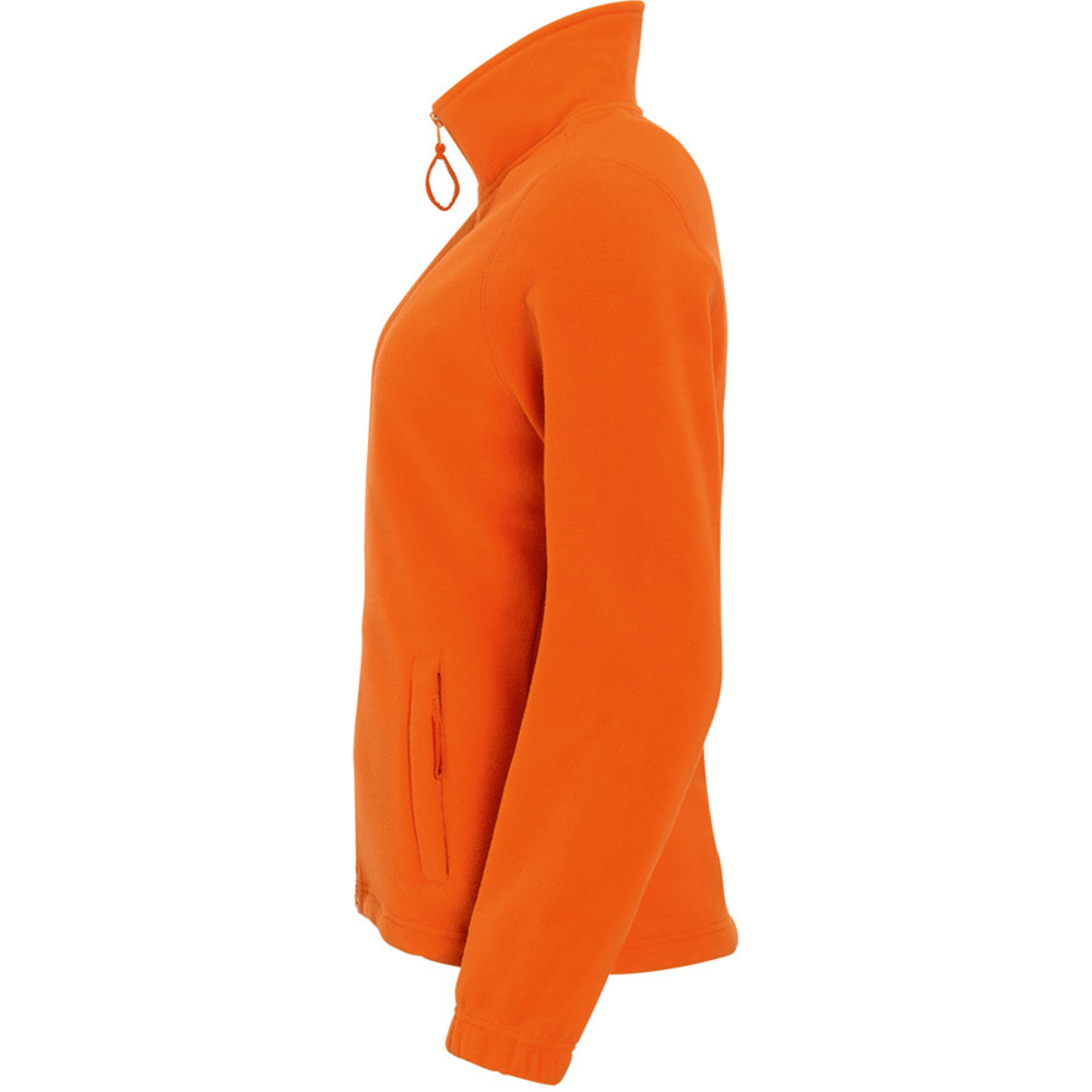 Chaquetilla Polar Con Cremallera Completa Modelo North Para Mujer Sols (Naranja)