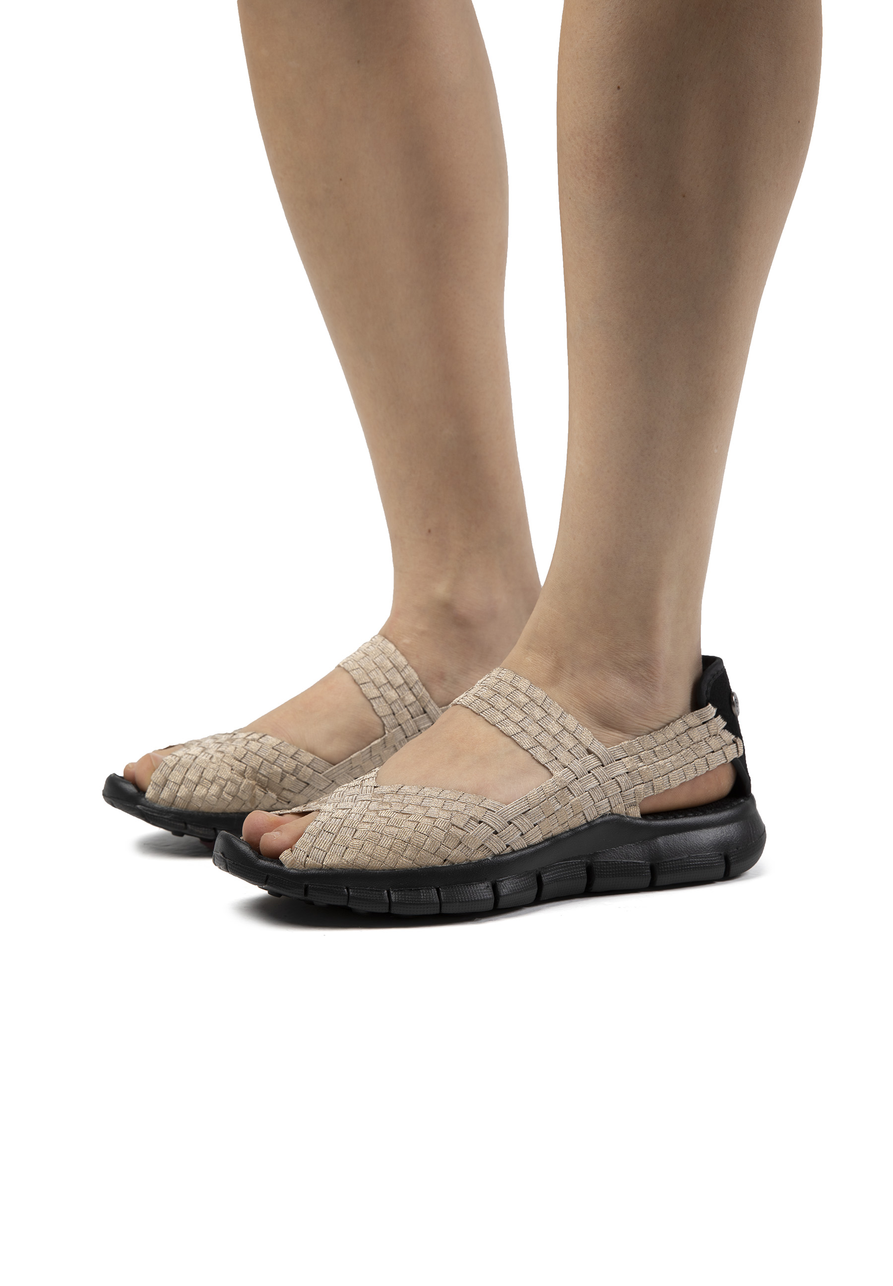 Zapatillas Deportivas De Mujer Bernie Mev De Textil En Oro (talla 35 A 42)