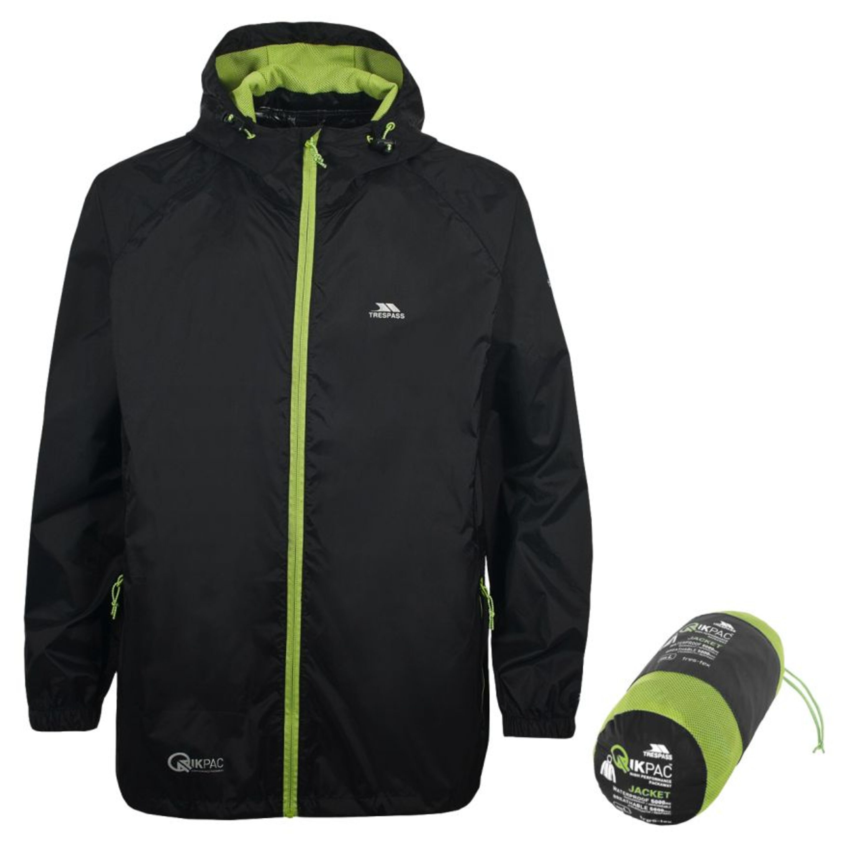 Trespass Chaqueta Impermeable Qikpac