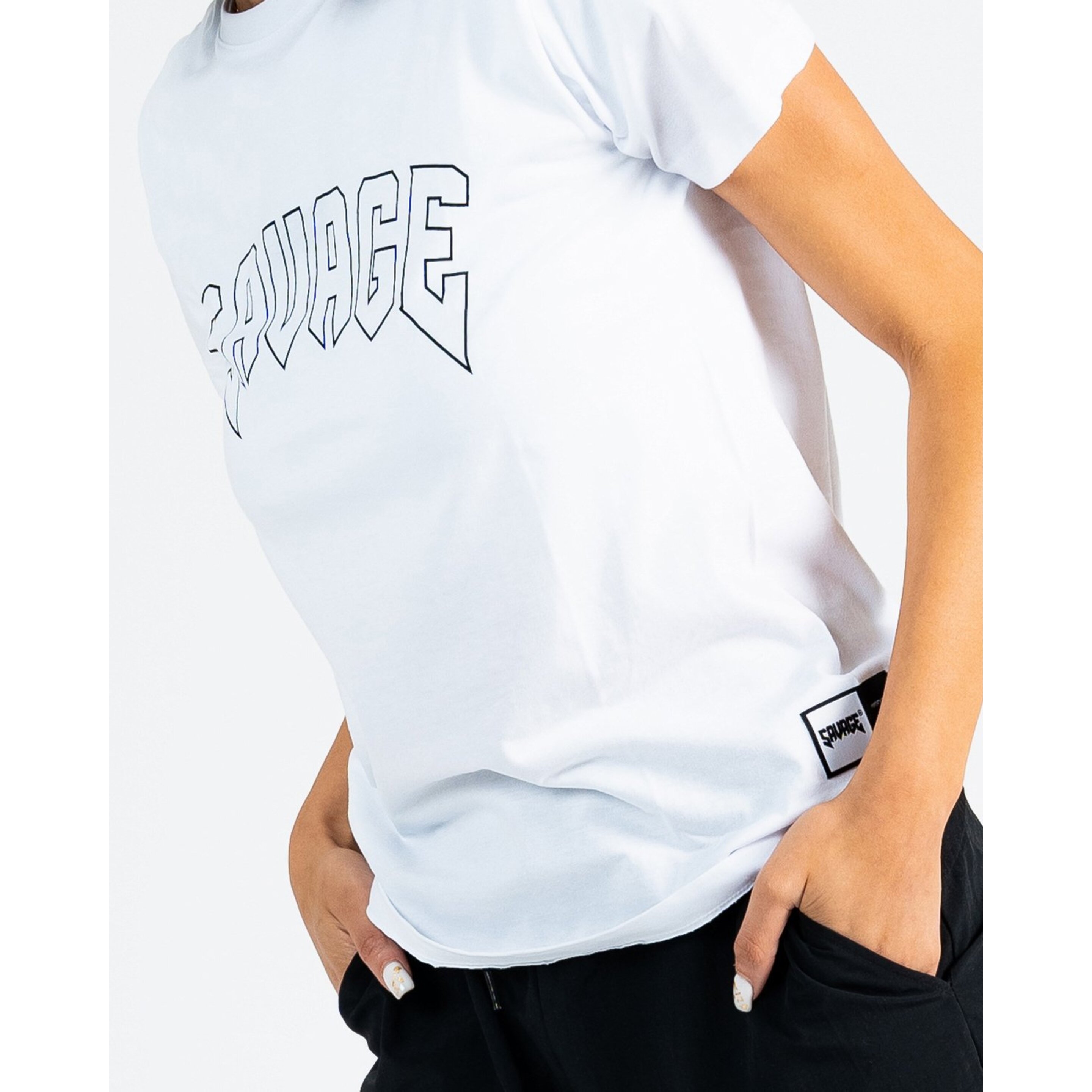 T-shirt Crew Logo Grande Savage