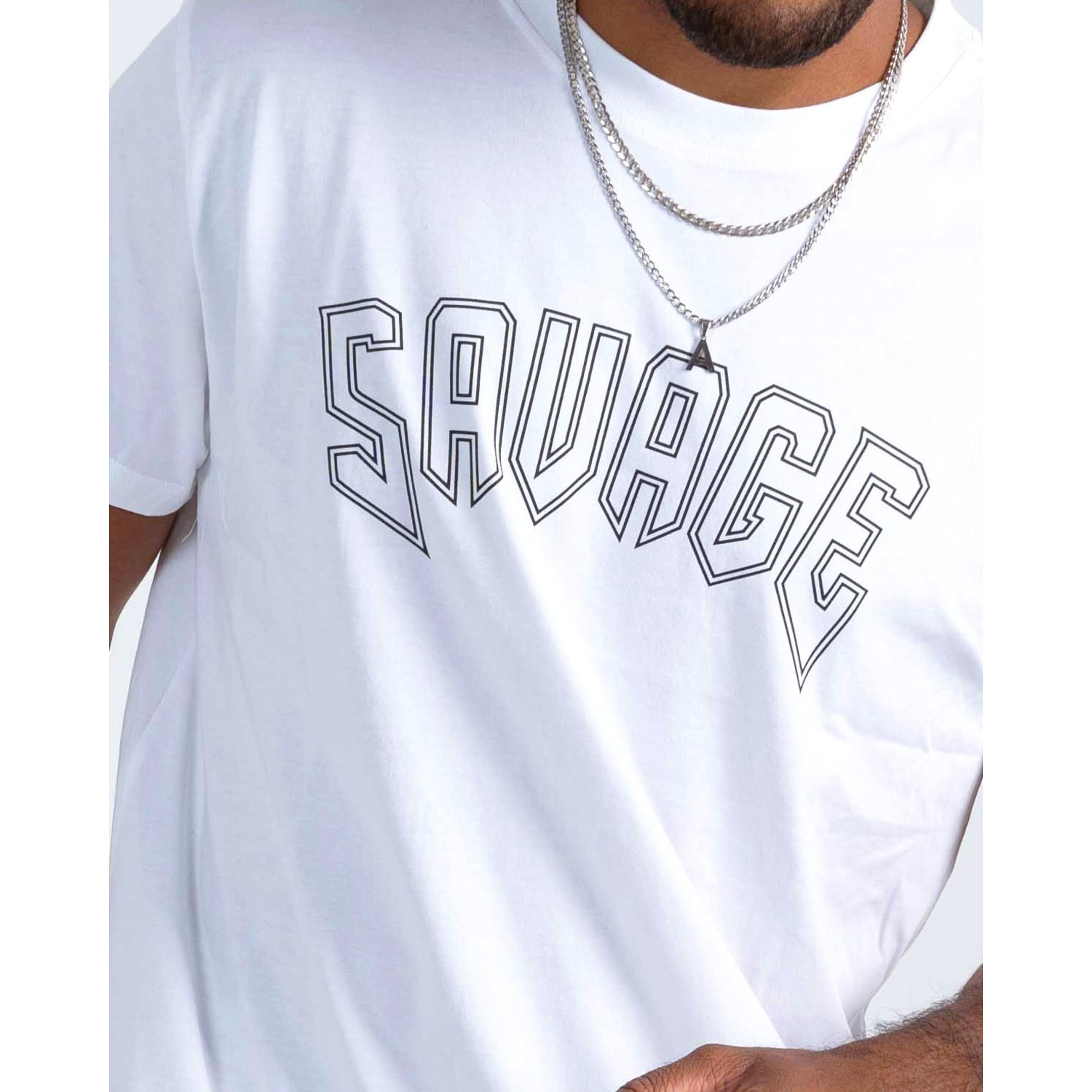 T-shirt Crew Logo Grande Savage