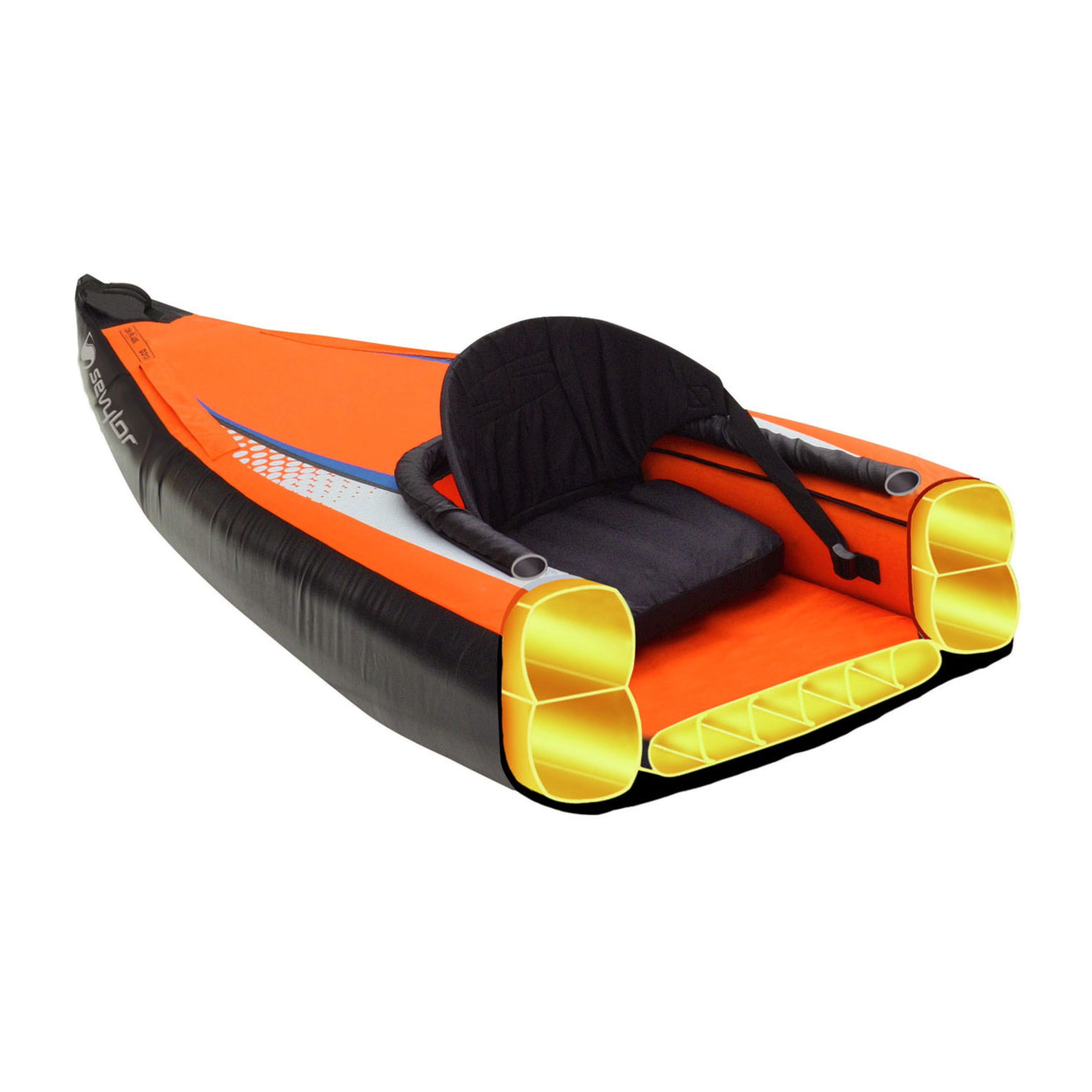 Kayak Pointer K2 - Naranja/Negro - Kayak 2 plazas  MKP