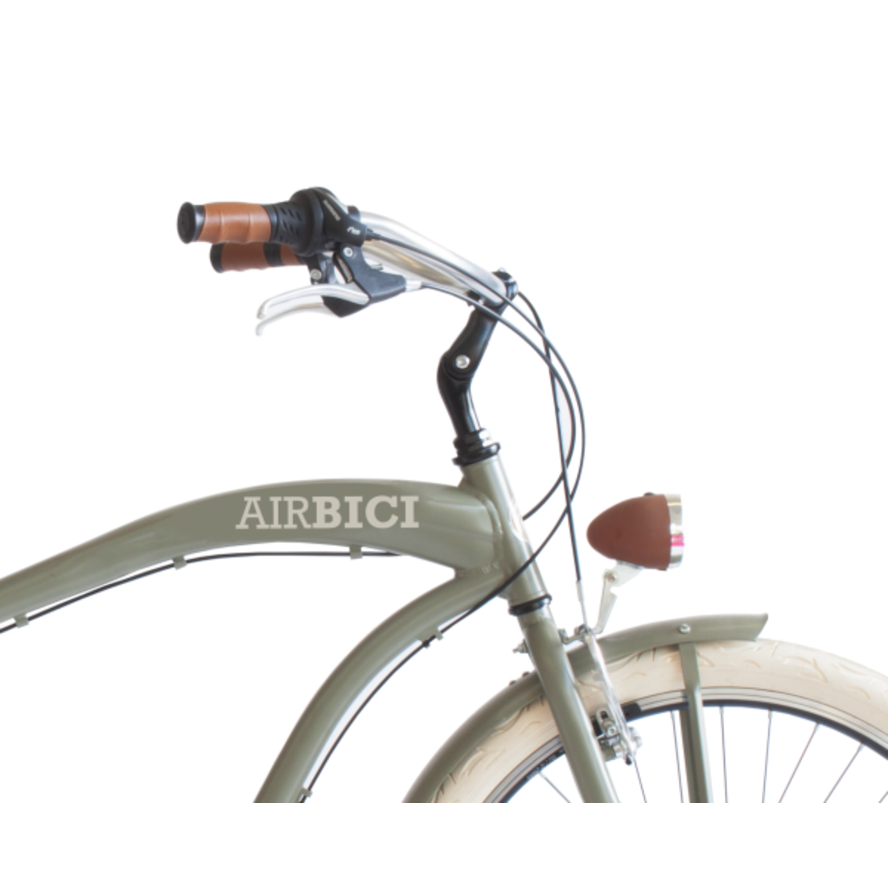 Bicicleta De Ciudad  Airbici 790m Cruiser - Verde - Vintage, paseo, ciudad, cruiser  MKP