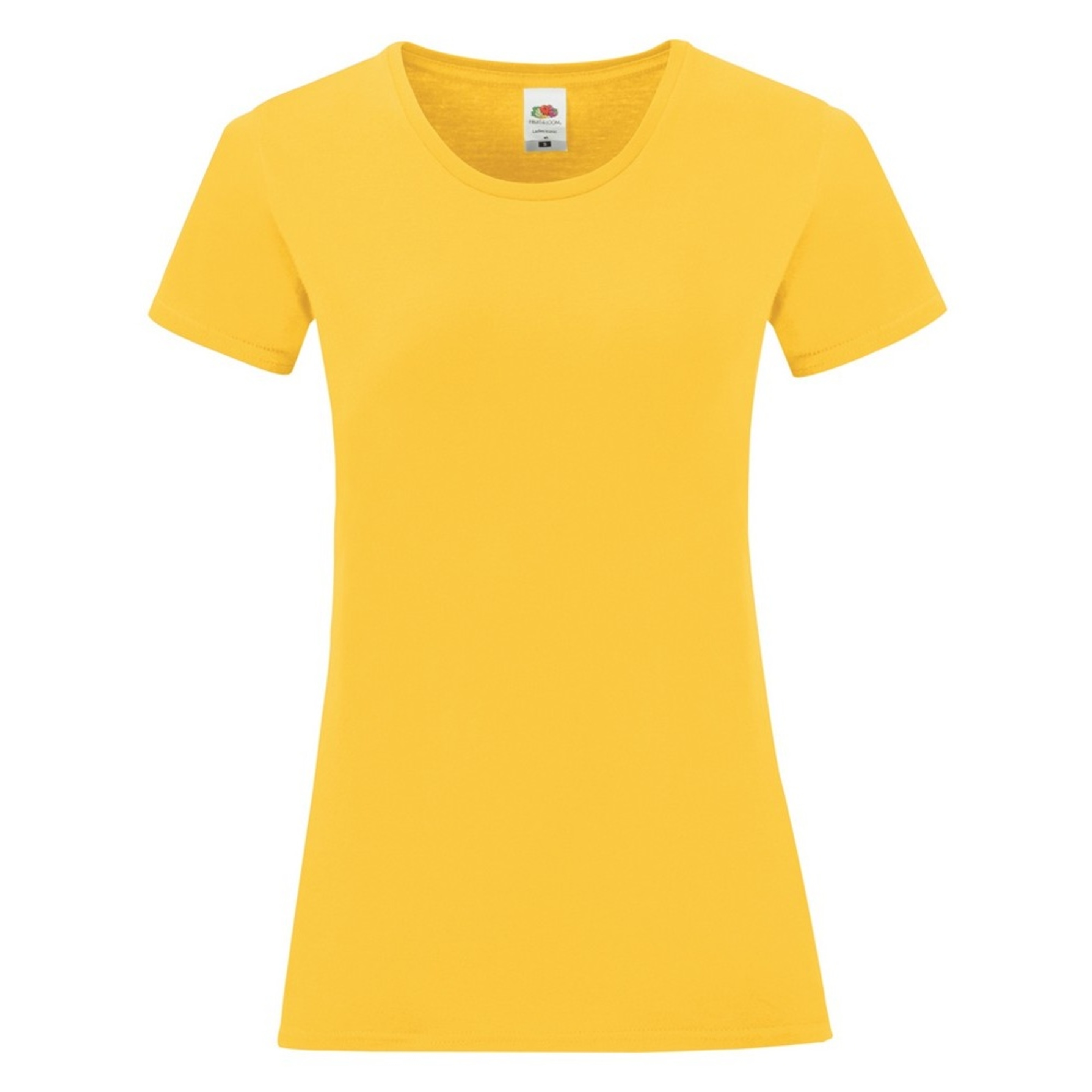 T-shirt Iconic Fruit Of The Loom - amarillo - 