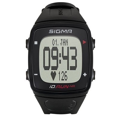 Pulsometro + Gps + Podometro Sigma Id Run Hr Negro