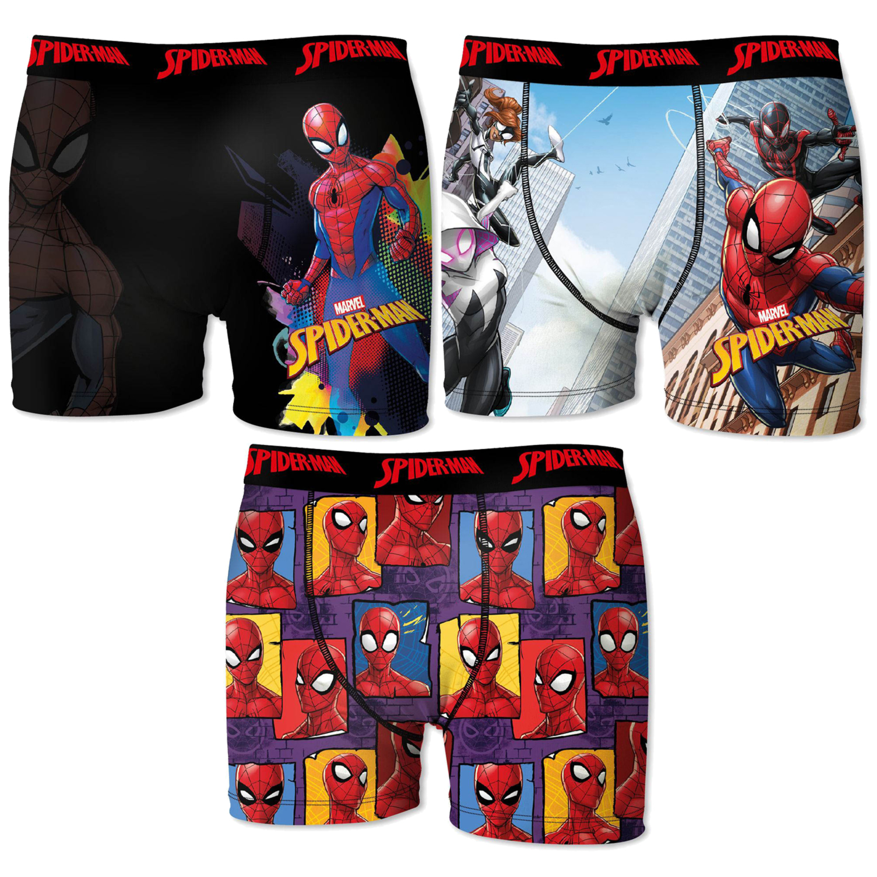 Calzoncillos Spiderman Freegun Pack 3