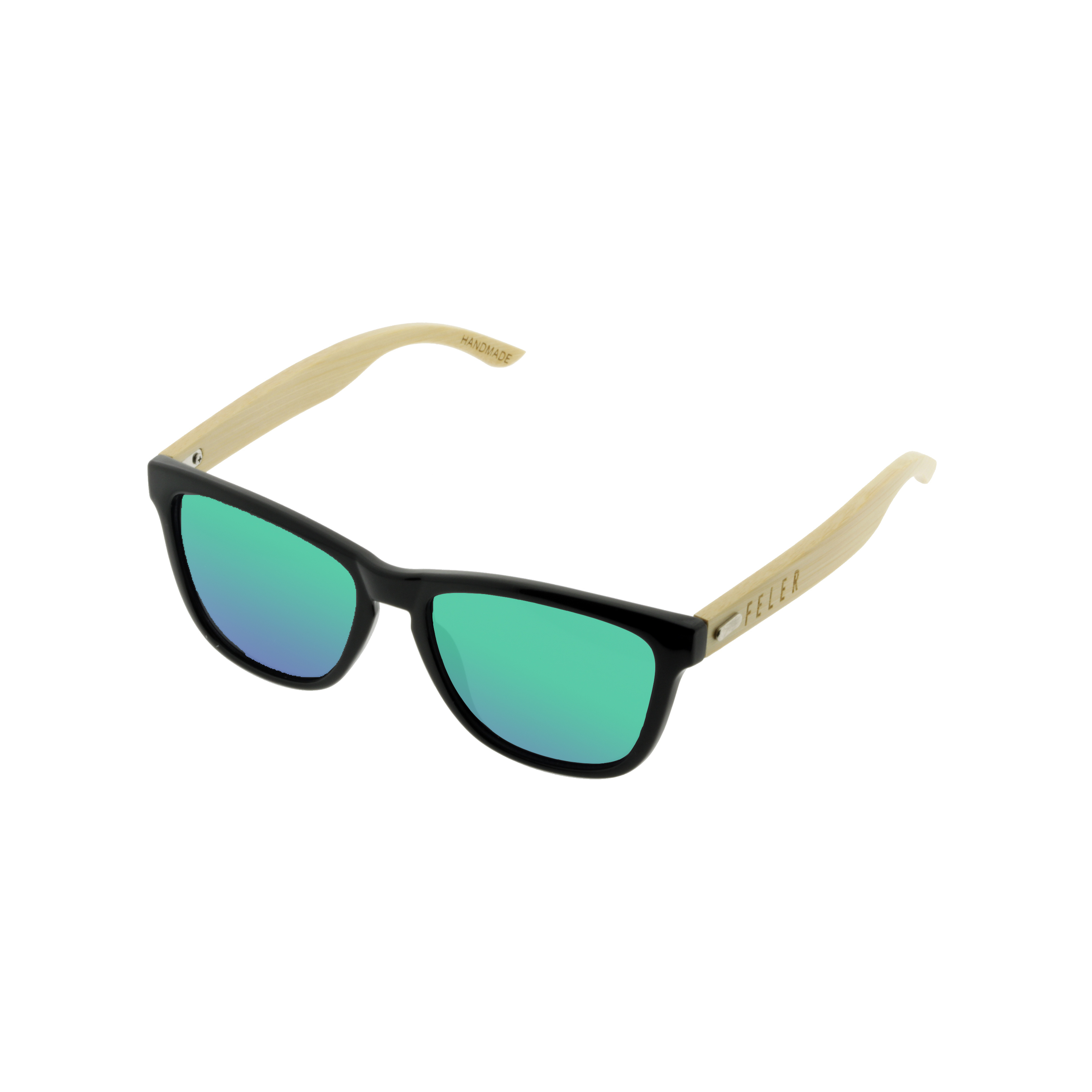 Óculos De Sol Feler Square Metal - verde - 