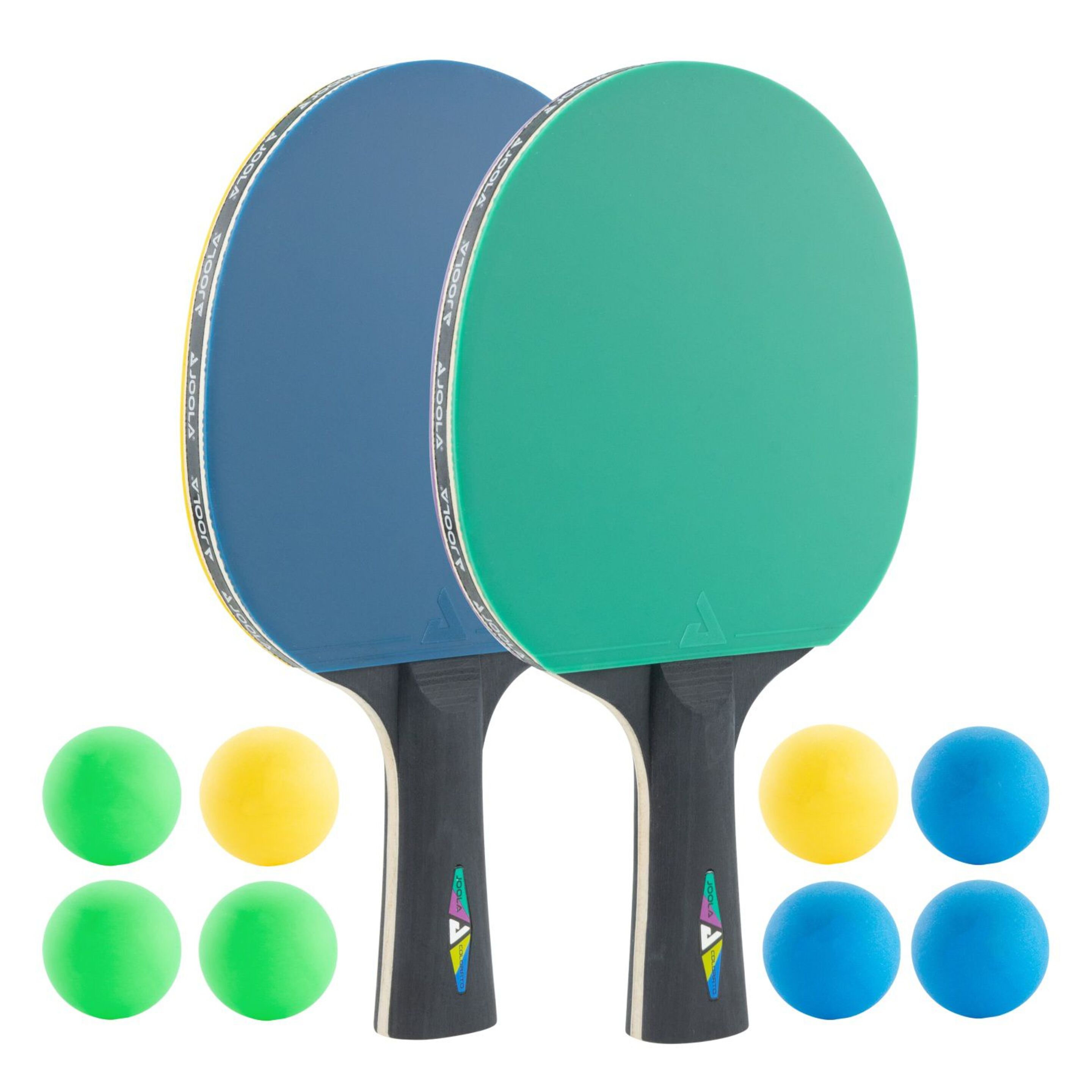 Set Tenis De Mesa Joola Colorato 2schl/8b - Multicolor  MKP