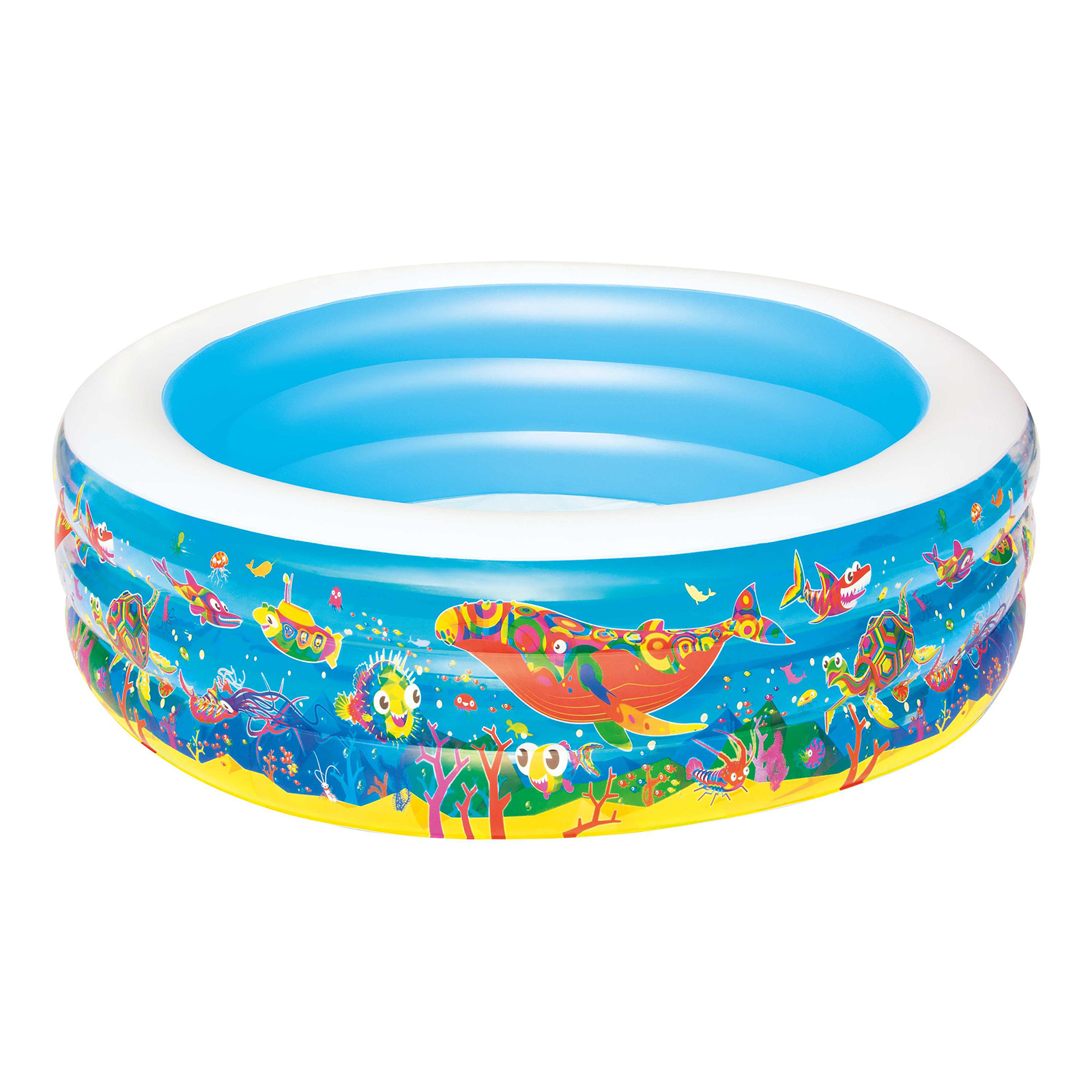 Piscina Hinchable Autoportante Infantil Bestway 196x53 Cm Diseño Play Acuario