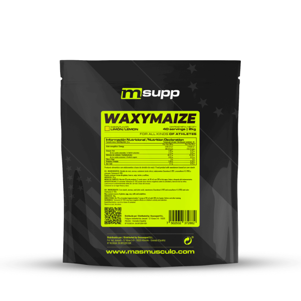 Waxymaize (Amilopectina) - 2kg De Masmusculo Fit Line Sabor Limon
