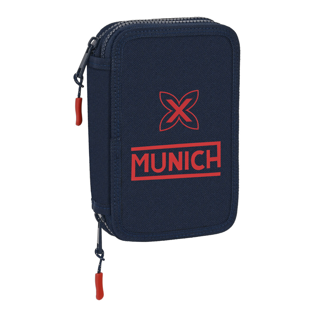 Plumier Doble Munich Flash 12.5 X 19.5 X 4 Cm (28 Piezas)