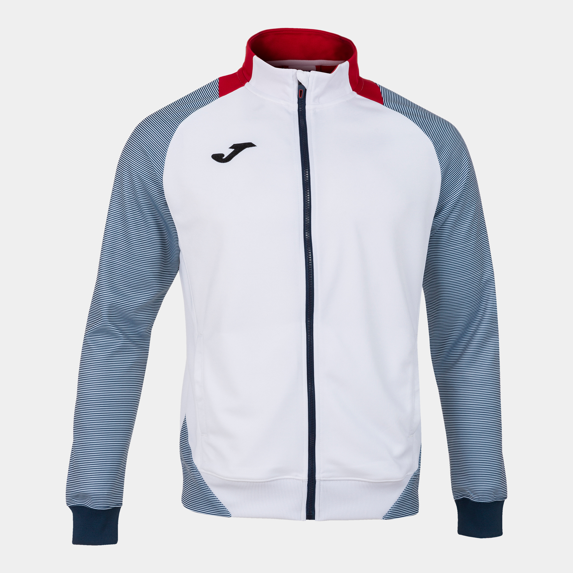 Chaqueta Joma Essential Ii Blanco Marino Rojo