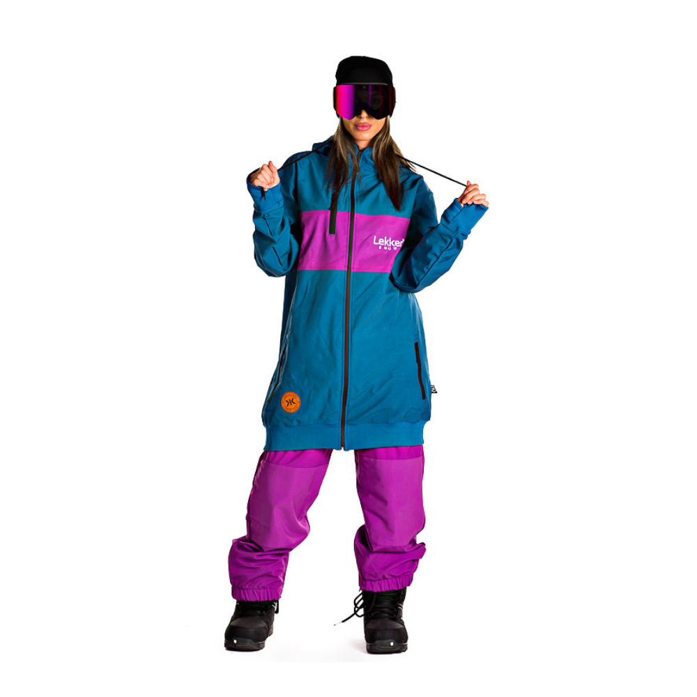 Chaqueta Snowboard Lekker Snow 10k Zipper Narvik - azul-marino-morado - 