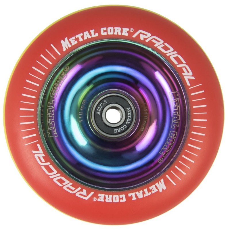 Ruedas Metal Core Radical Nucleo Rainbow Ref. Rgyr110rw - multicolor - 