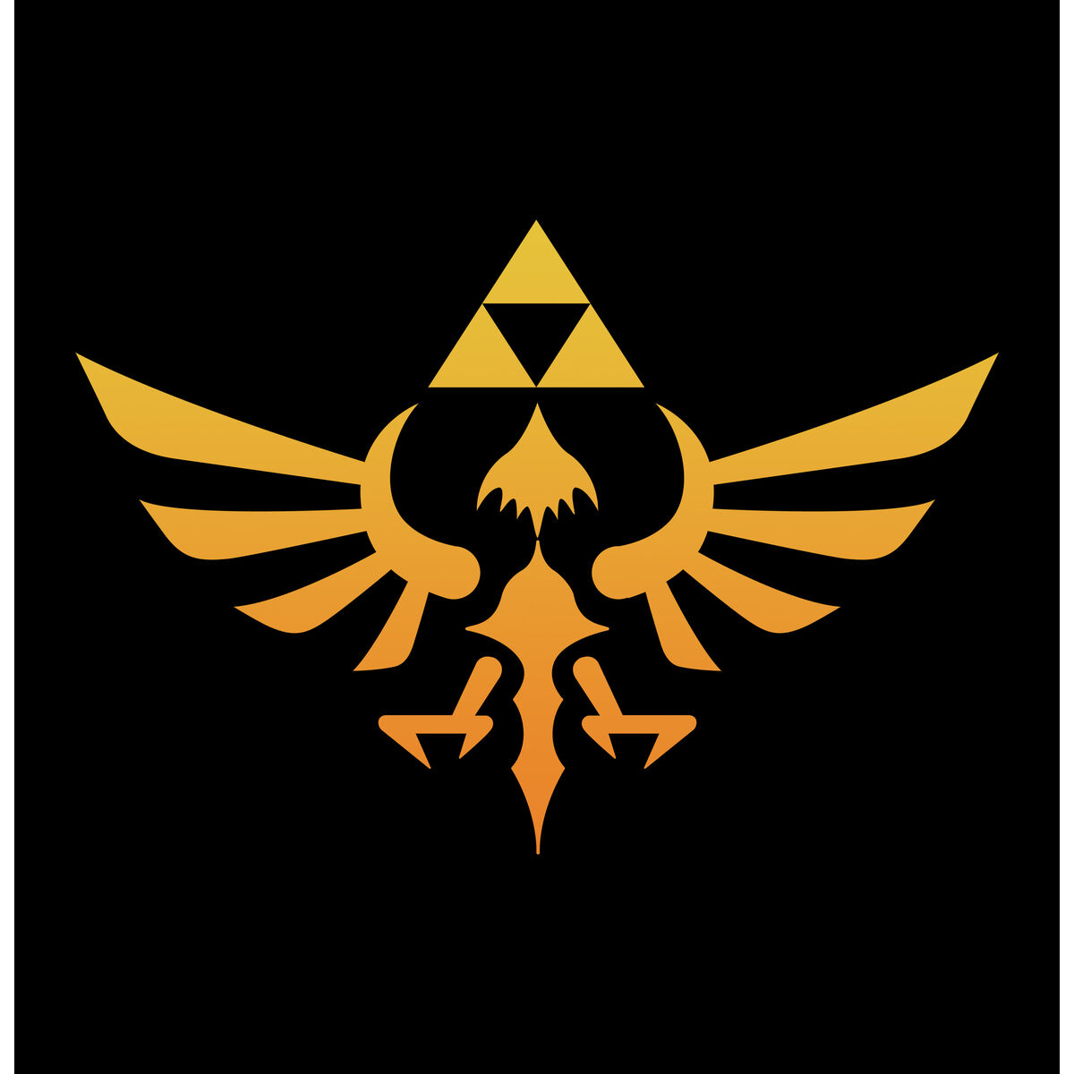Camisola De Manga Curta The Legend Of Zelda Hyrule Logo