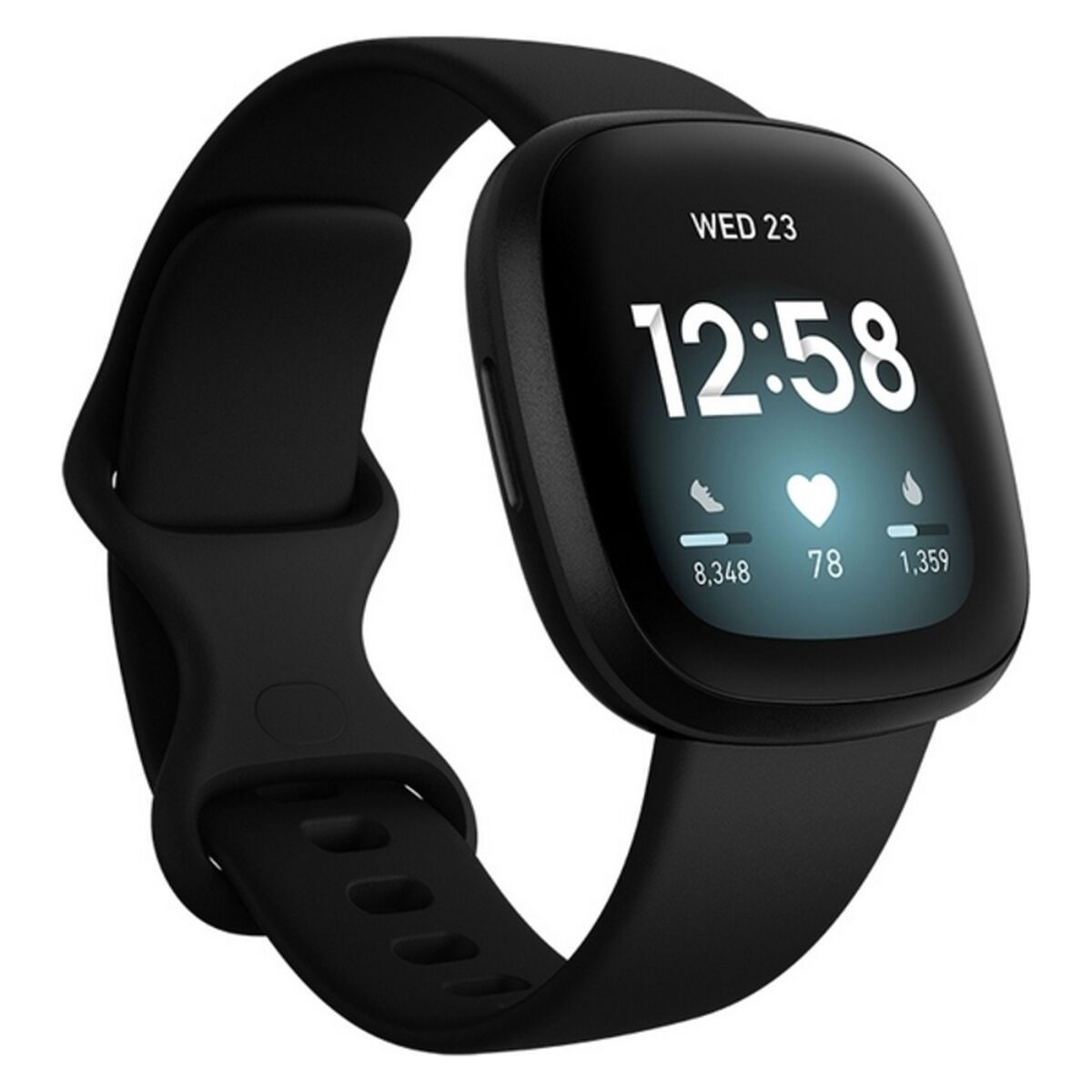 Smartwatch Fitbit Versa 3 Fb511 - negro - 
