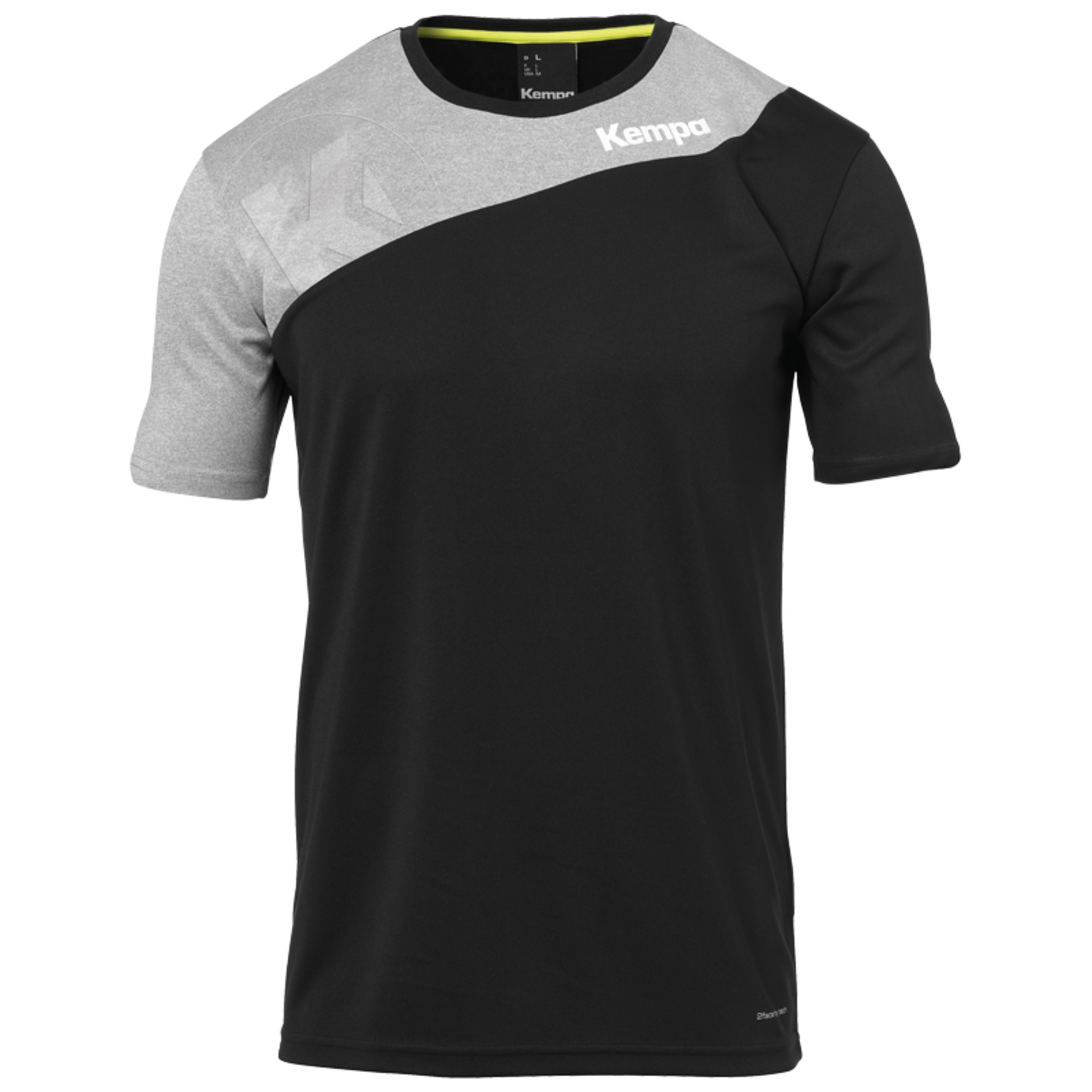 Core 2.0 Shirt Negro/gris Oscuro Mezcla Kempa - negro-gris - 