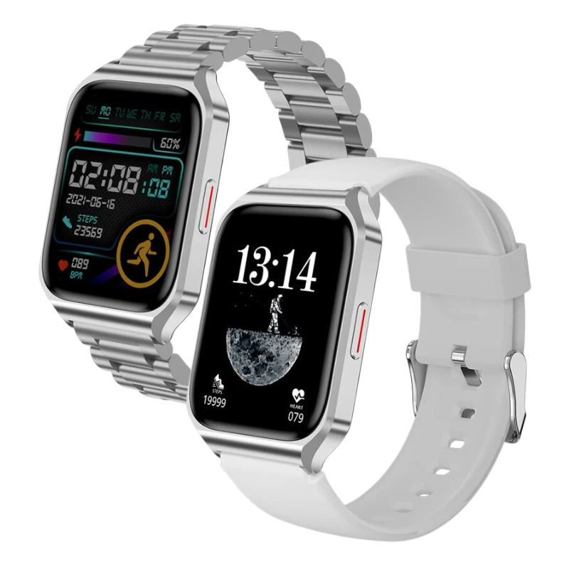 Reloj Inteligente Tw3 2 Correas - gris-blanco - 