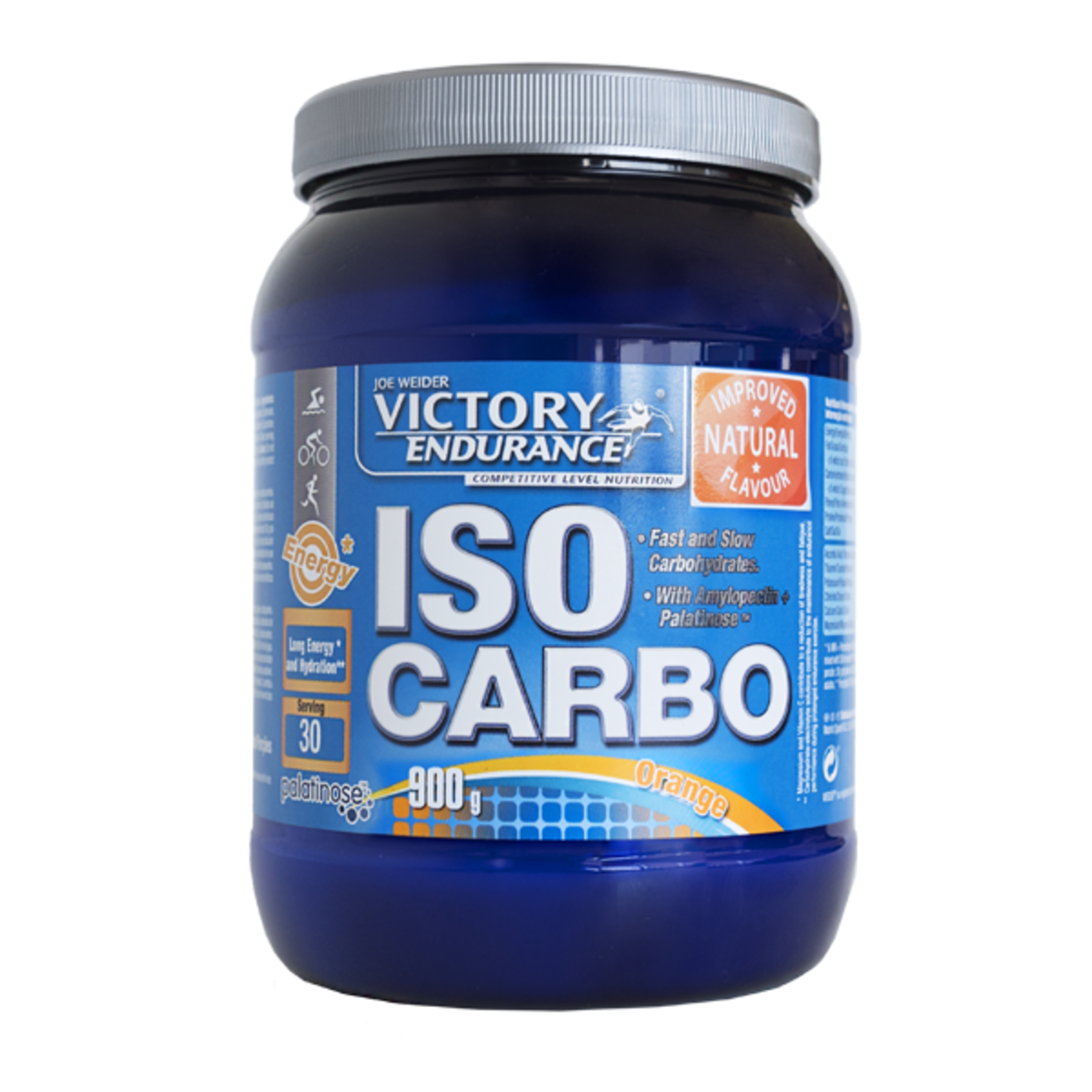 Victory Endurance Iso Carbo Carbohidratos Sabor Naranja 900 Gr