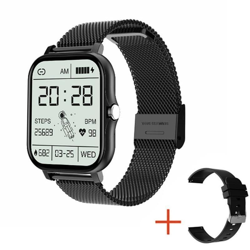 Smartwatch Y13, 1.69'' Tft Hd, Bluetooth 5.0, Notificações: Chamada, Sms, Redes Sociais, Modo Multidesportivo, Monitor De Sono - Preto - negro - 