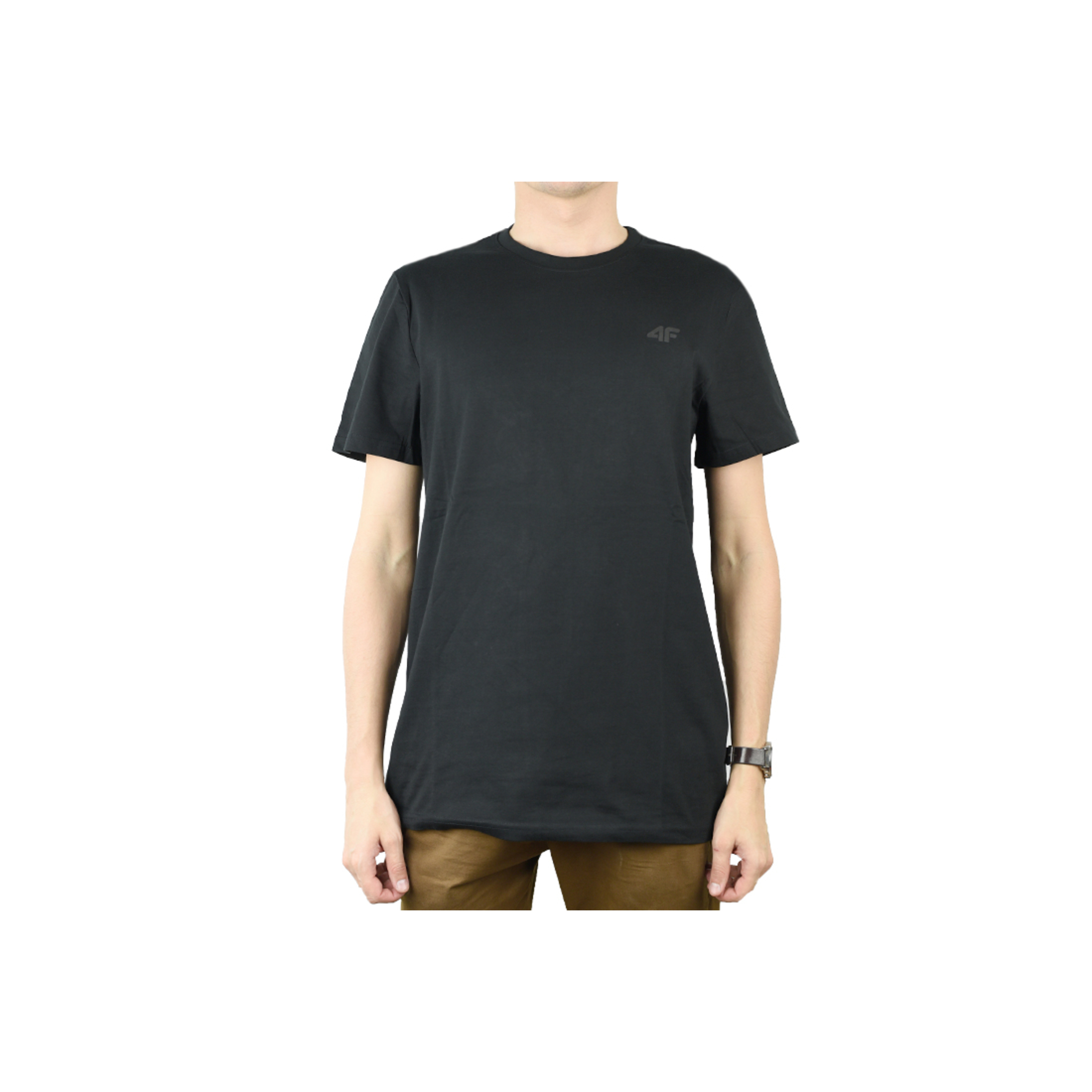 4f Men's T-shirt Nosh4-tsm003-20s - negro - 