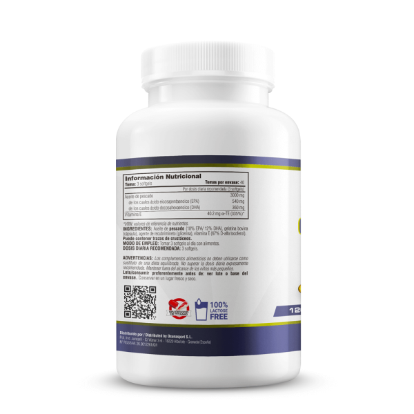 Omega 3 - 120 Softgels De Mm Supplements