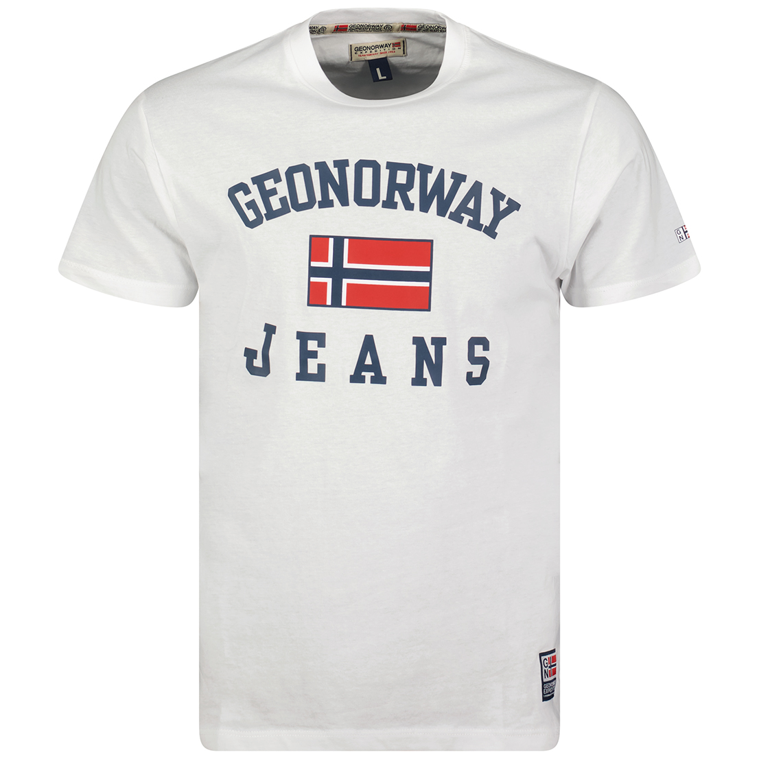 Camiseta Manga Corta Jadsen Sx1044hgno - blanco - 