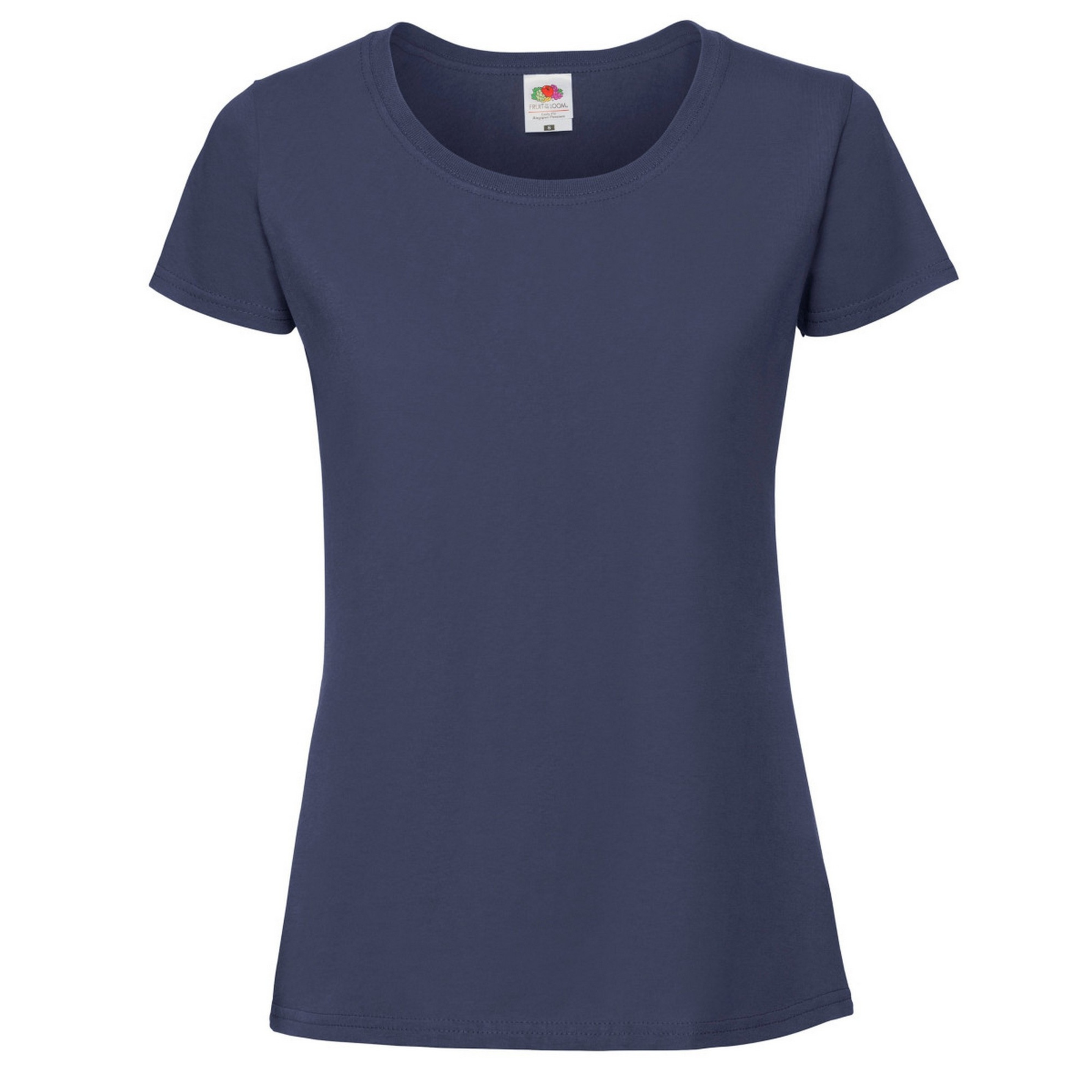 Camiseta De Algodón Fruit Of The Loom Ringspun - azul - 