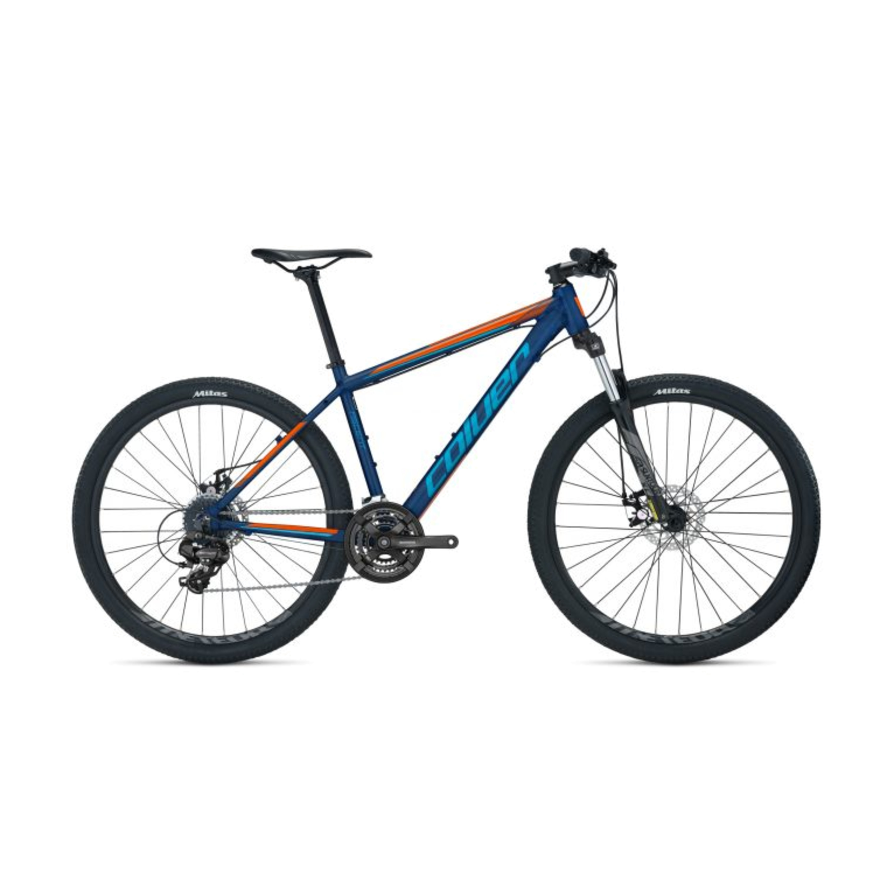 Bicicleta Mtb Coluer Ascent 273 Azul/naranja Talla/s Frenos Hidráulicos
