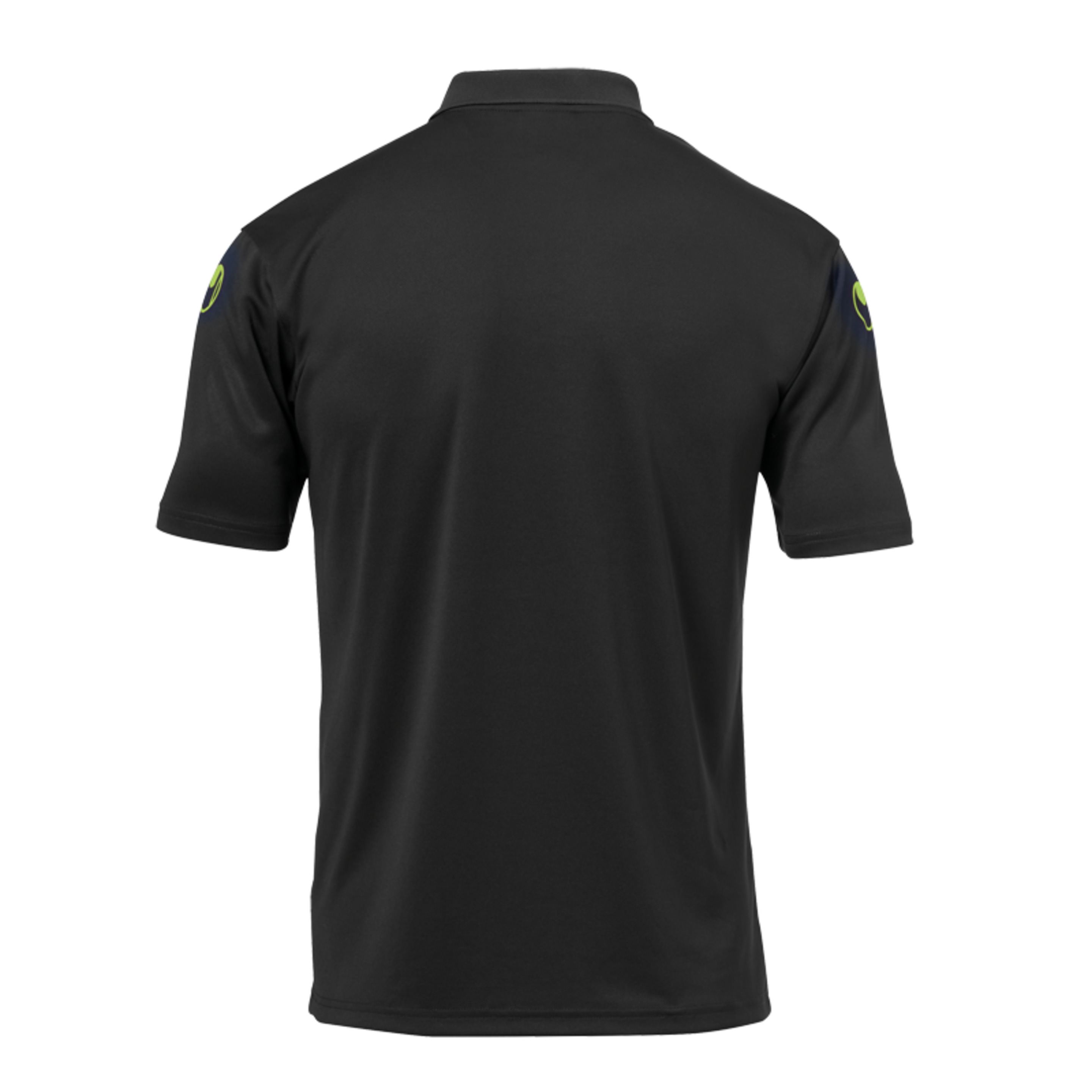 Score Polo Shirt Negro/verde Fluor Uhlsport