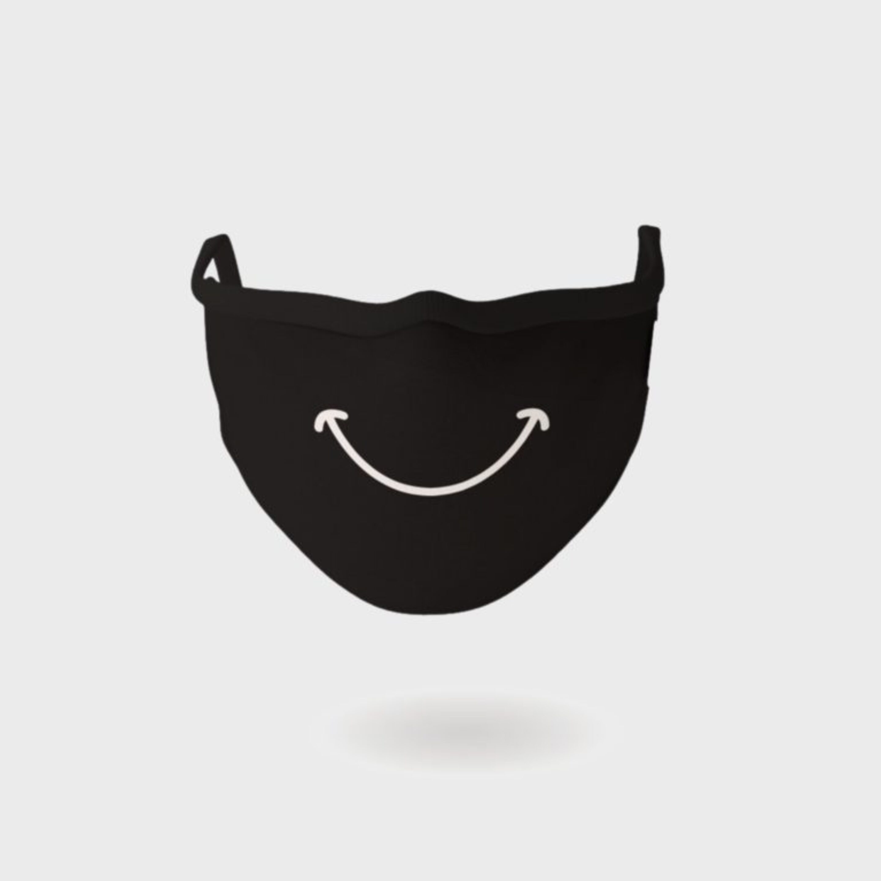 Mascarilla Smile - Negro - Mascarilla Higiénica Reutilizable  MKP