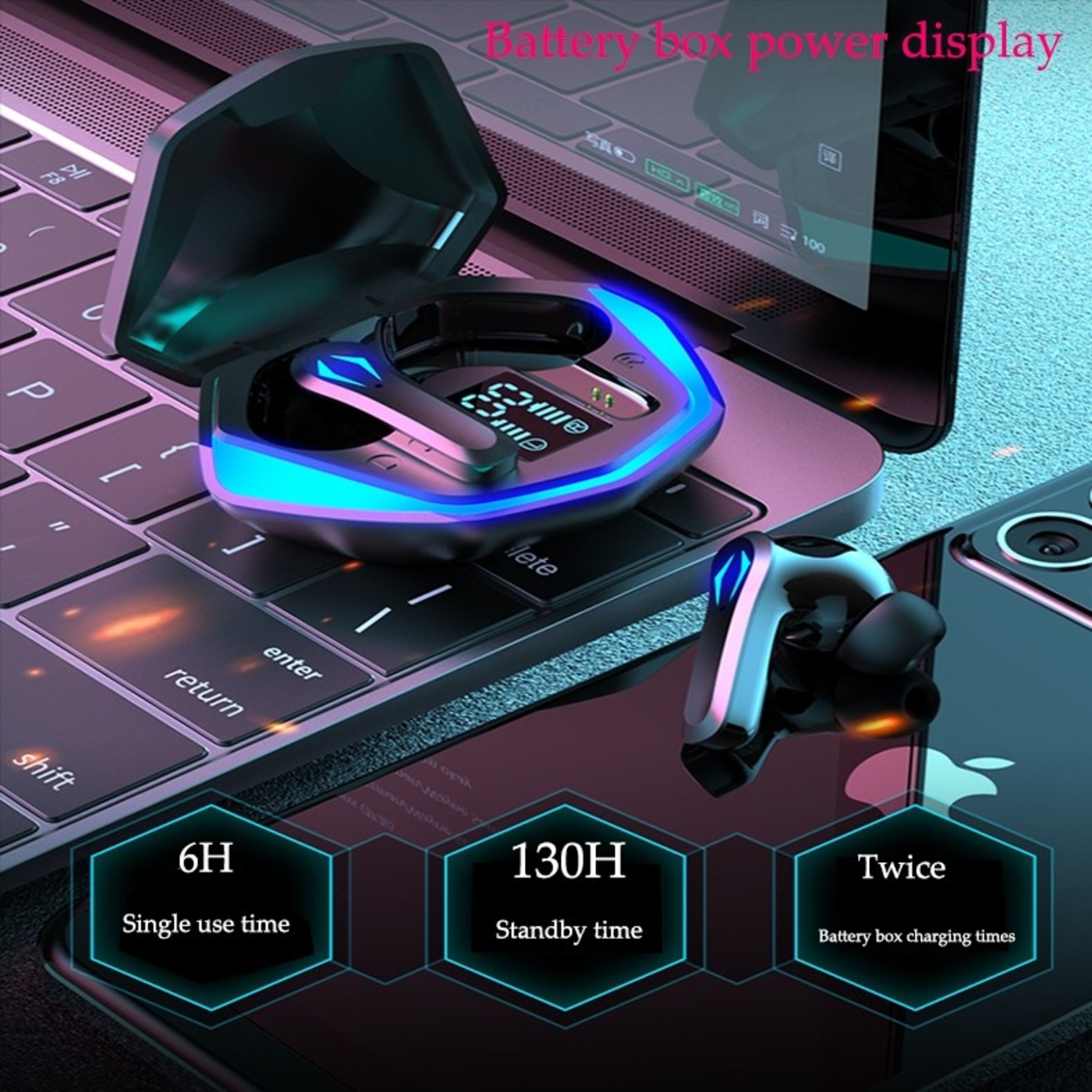 Auriculares Gaming True Wireless Smartek Tws-375b