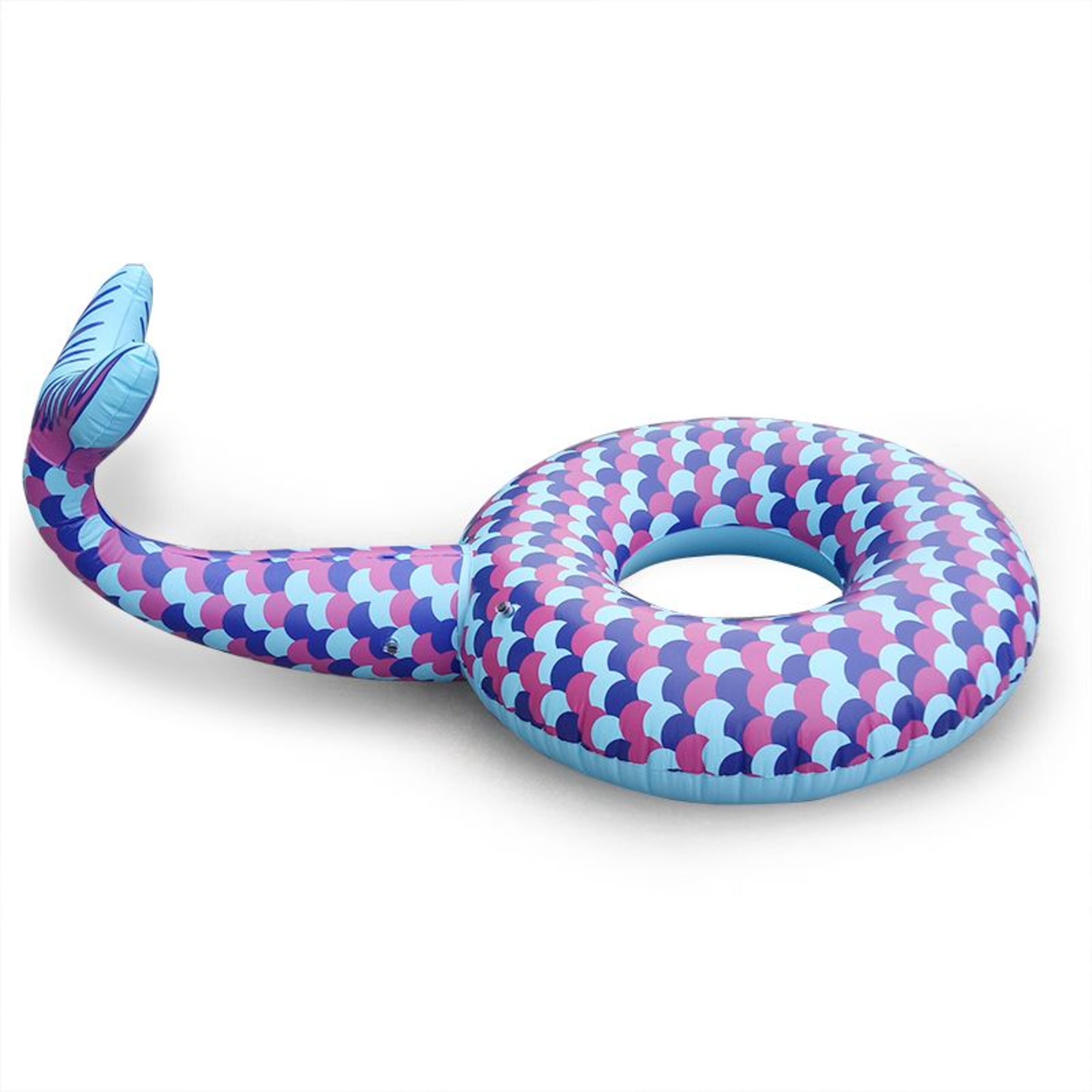 Colchoneta Hinchable Anillo Mermaid Tail - azul - 