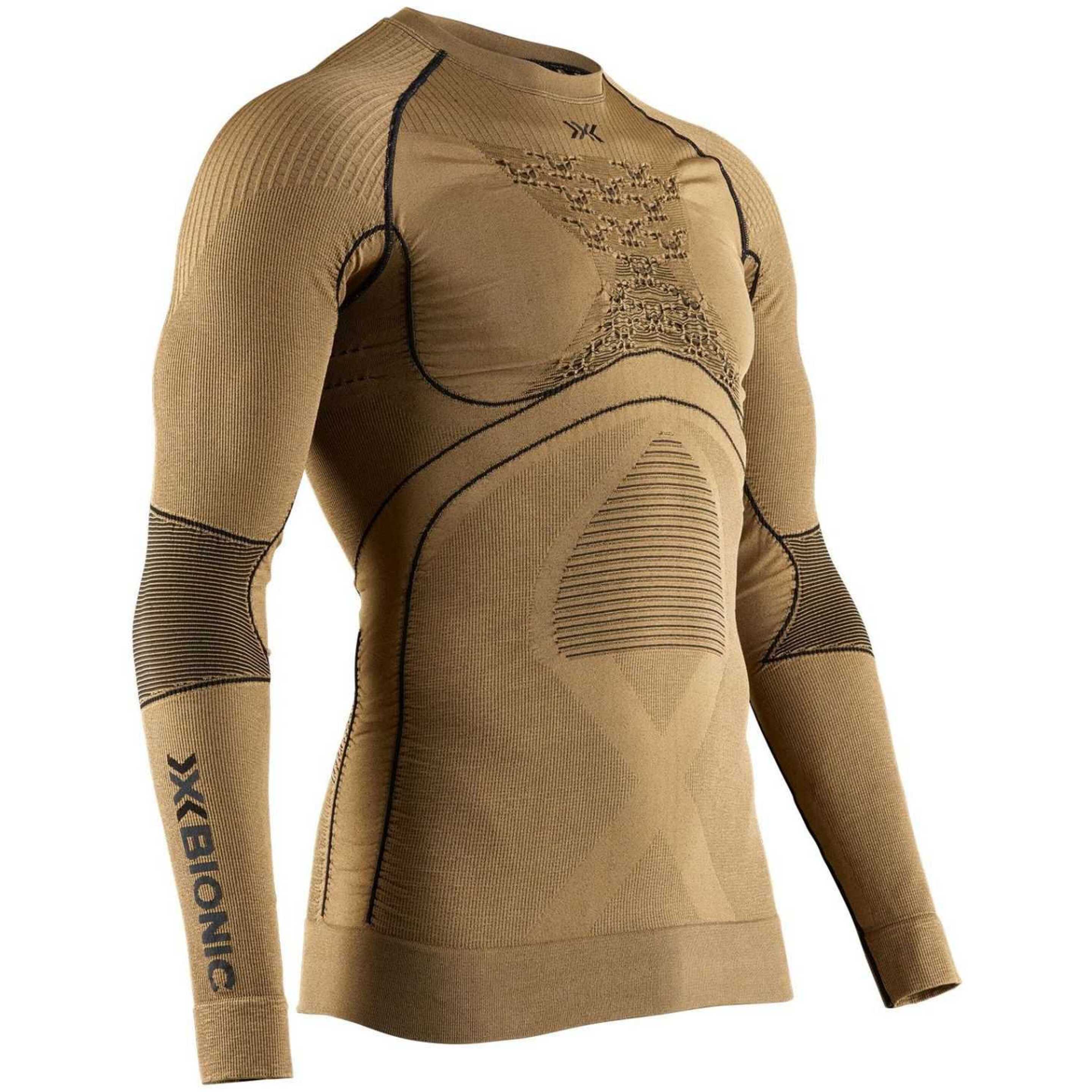 Camiseta Ml Con Redondo Radiactor 4.0 X-bionic - oro - 