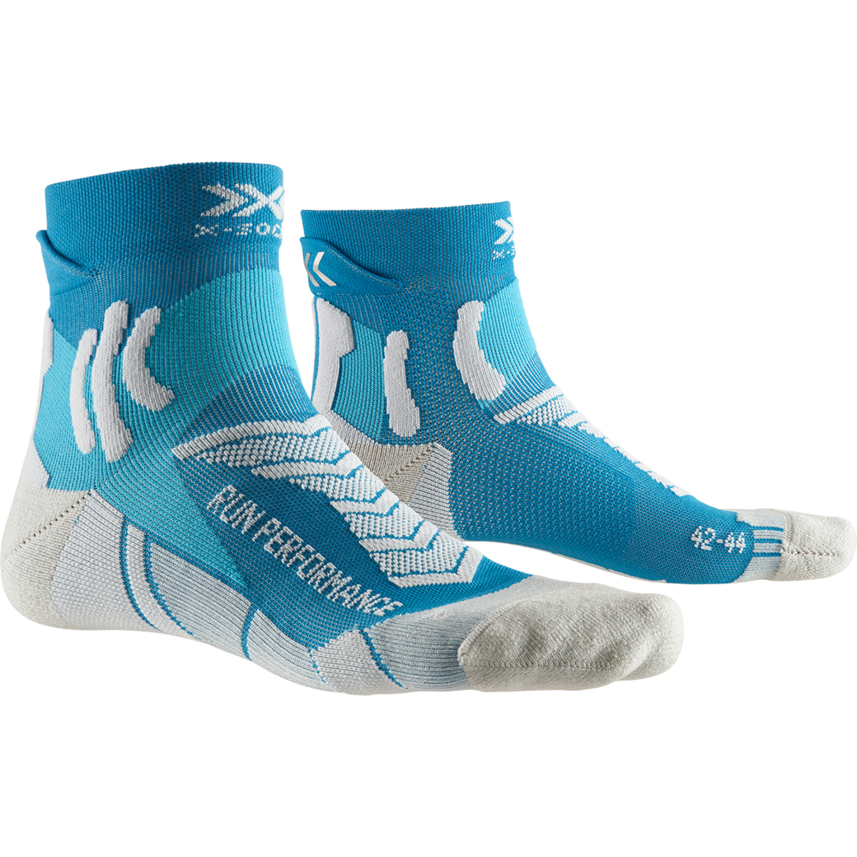 Meia Run Performance  X-socks - Azul | Sport Zone MKP