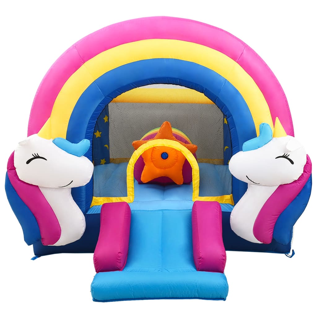 Castillo Hinchable Happy Hop Unicornio 335 X 265 X 215 Cm