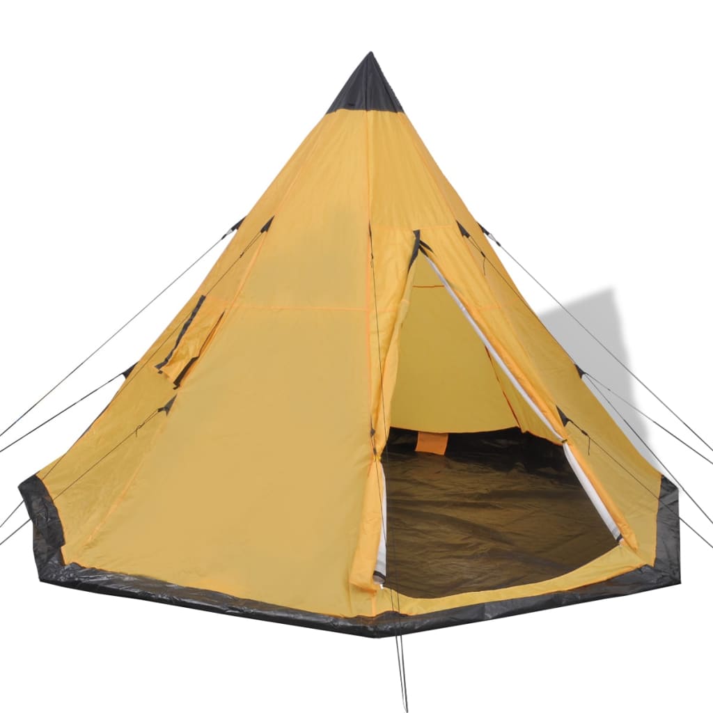 Vidaxl Tenda Para 4 Pessoas, Amarela - Tenda | Sport Zone MKP