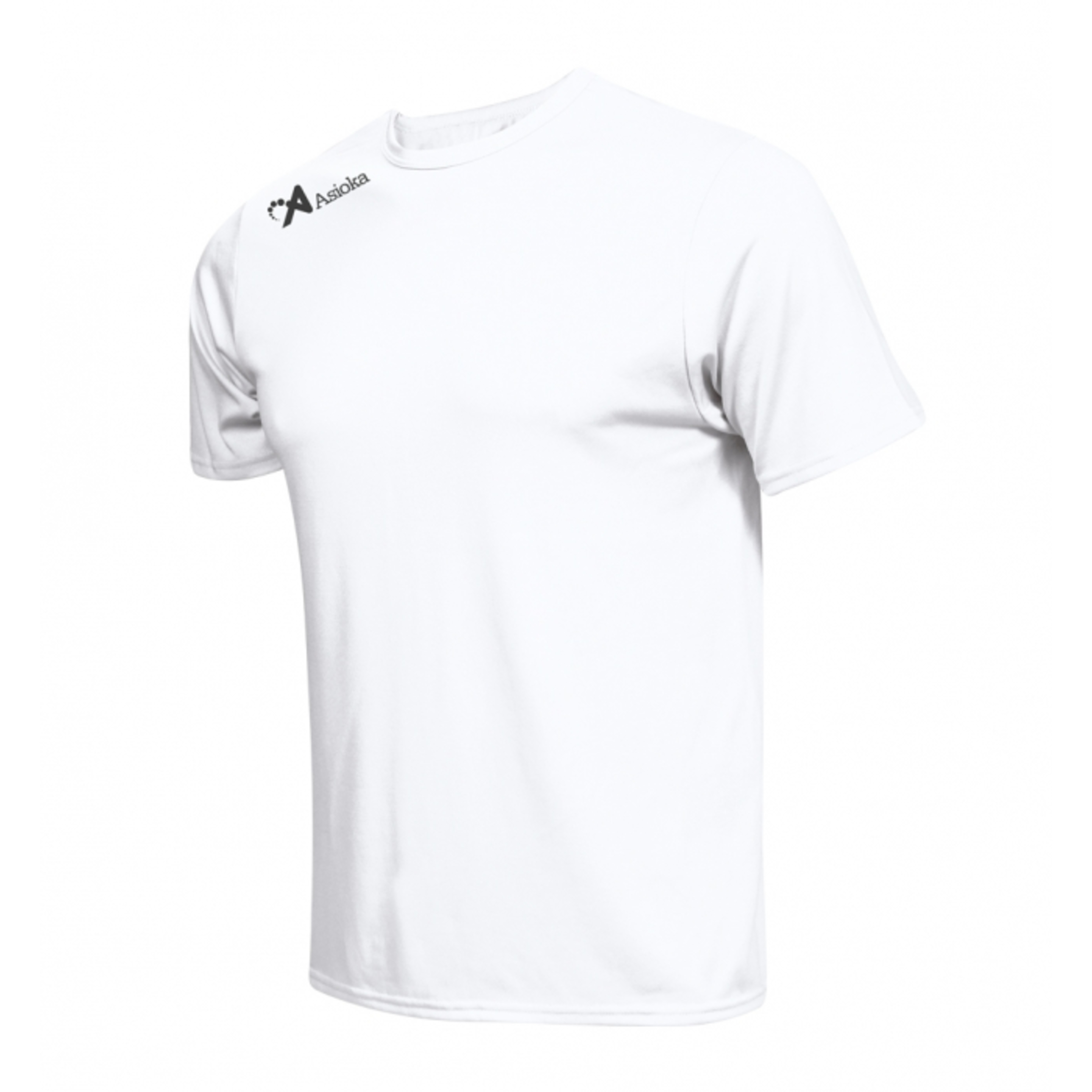 Camiseta Fútbol Asioka Premium - Blanco - Manga Corta  MKP