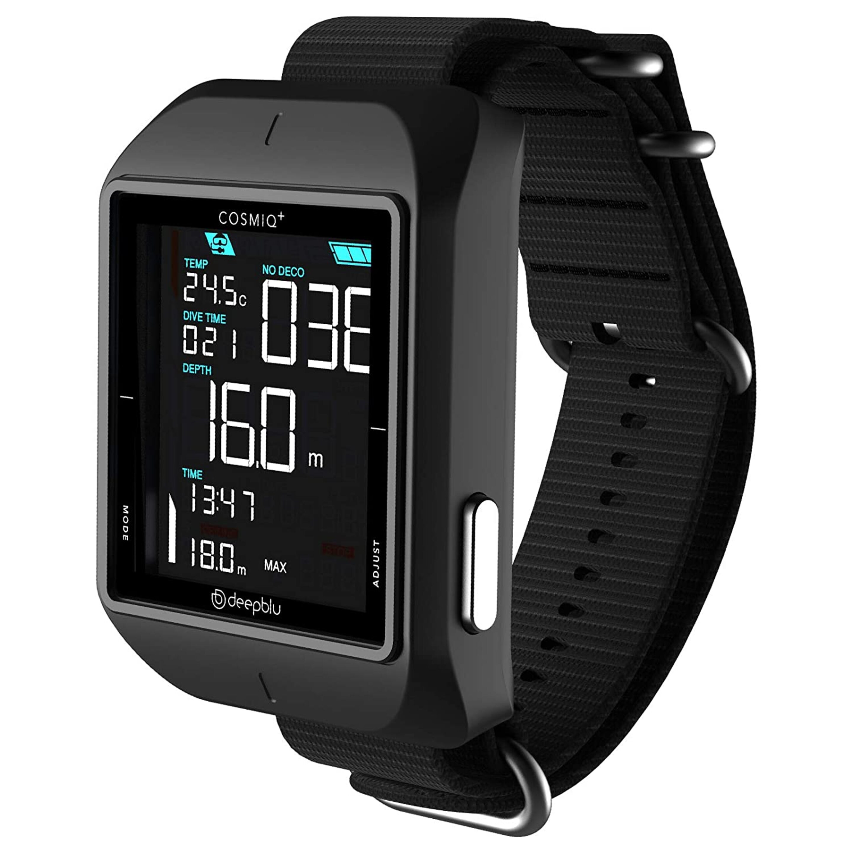 Smartwatch Buceo Deepblu Cosmiq - Negro - Bluetooth, Freediving Scuba Watch  MKP