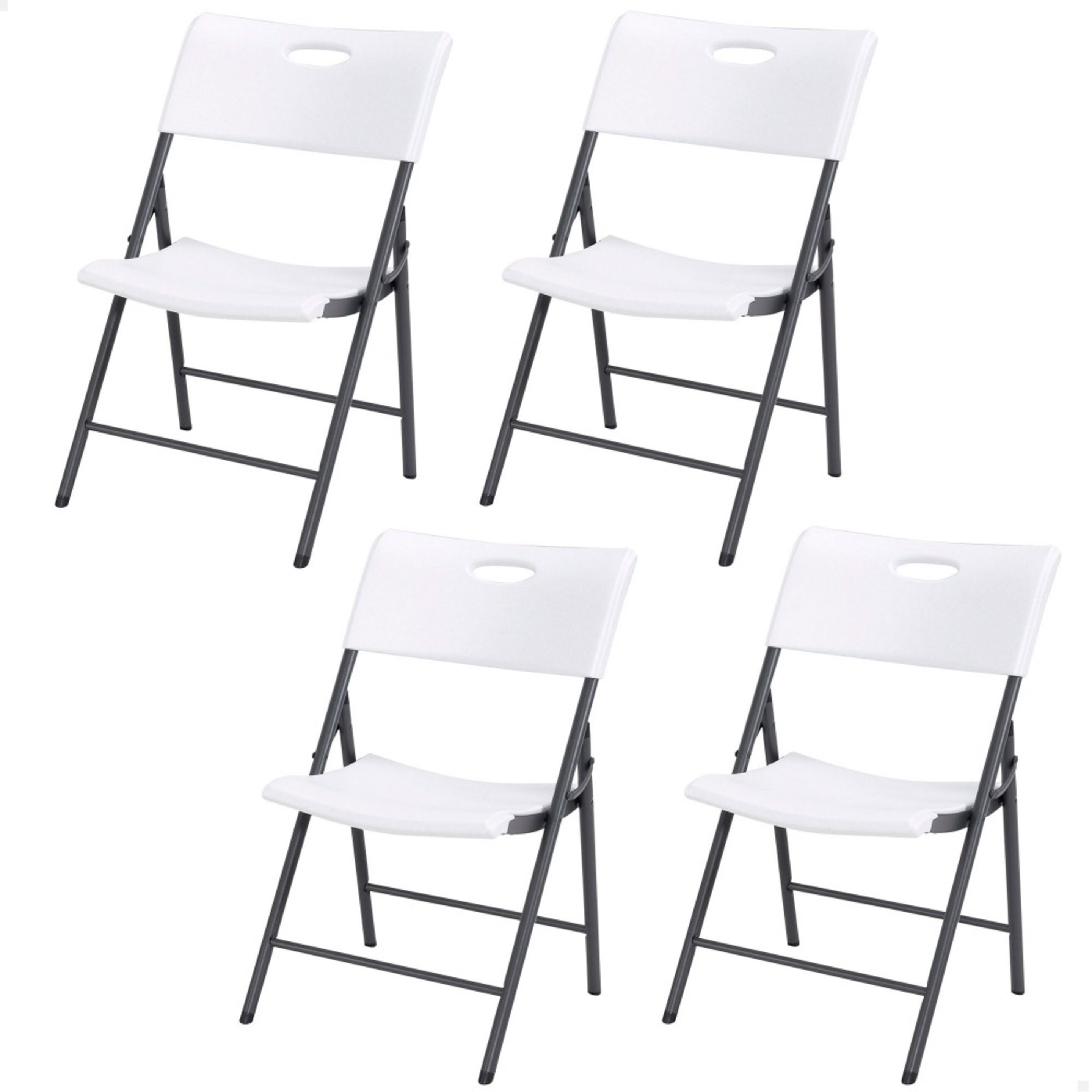 Pack 4 Cadeiras Dobráveis Brancas Lifetime - blanco - 