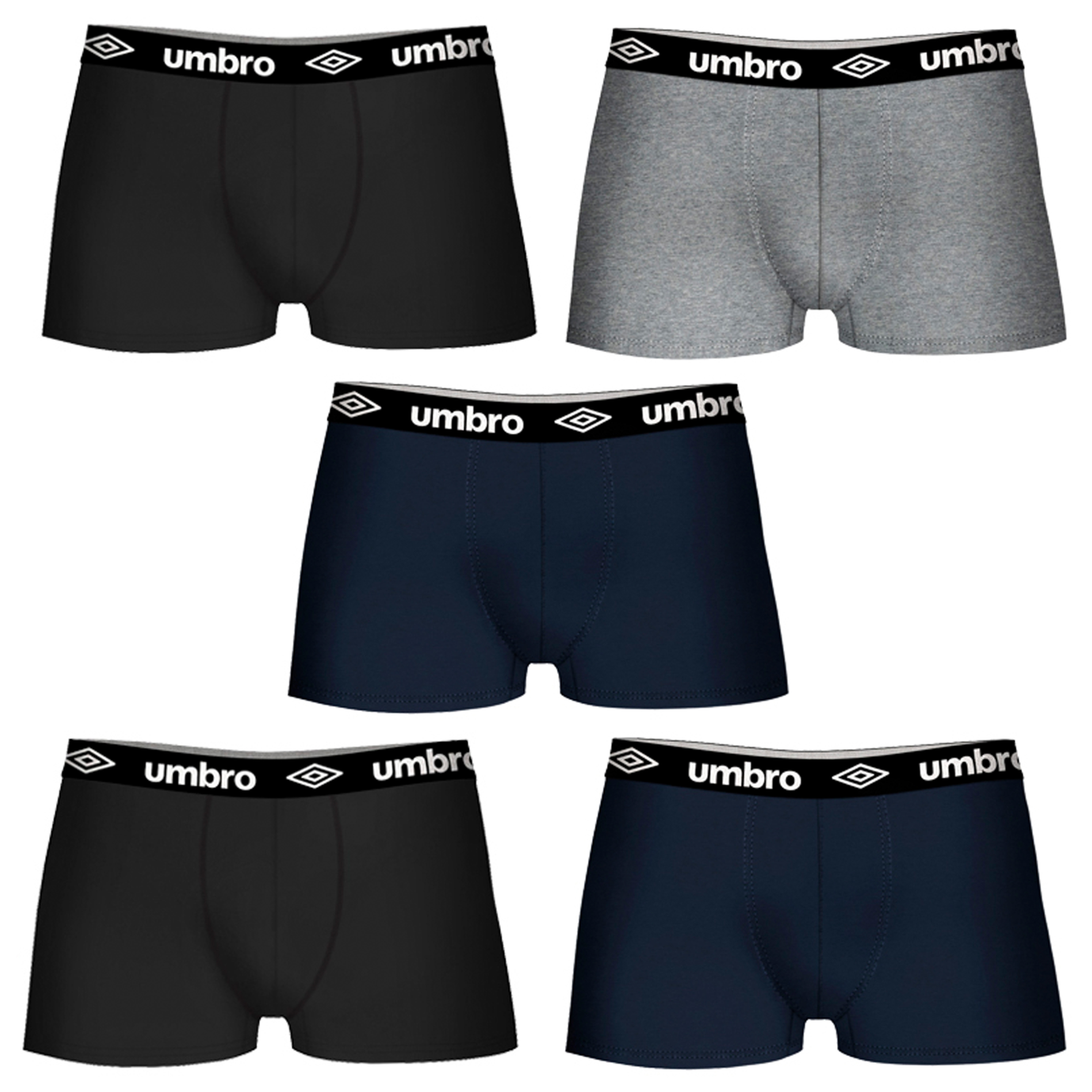 Calzoncillos Umbro Colores Pack 5