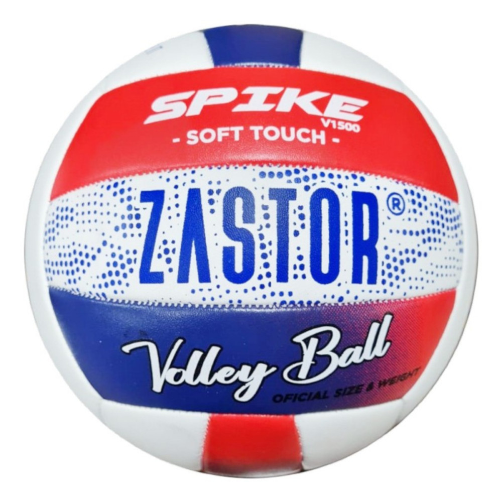 Bola De Vôlei Zastor Spike 4v1500 Vermelha/azul | Sport Zone MKP