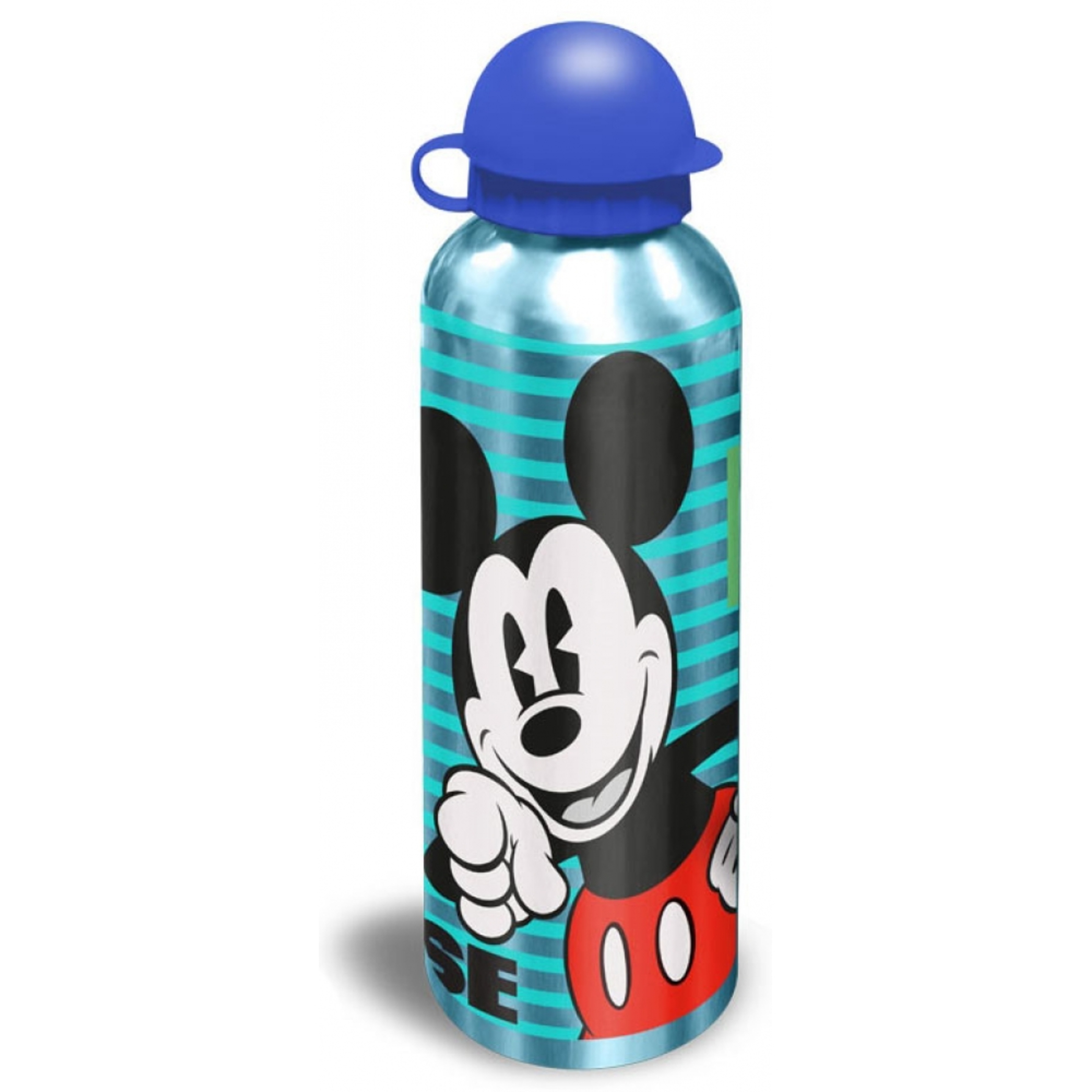 Botella Aluminio Mickey 500 Ml  3 Modelos - azul - 