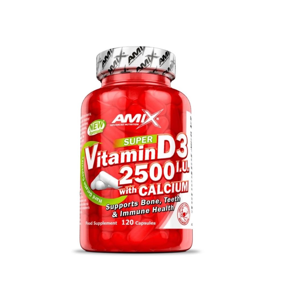 Amix D3 + Calcio Vitaminas Y Minerales 120 Cápsulas -  - 