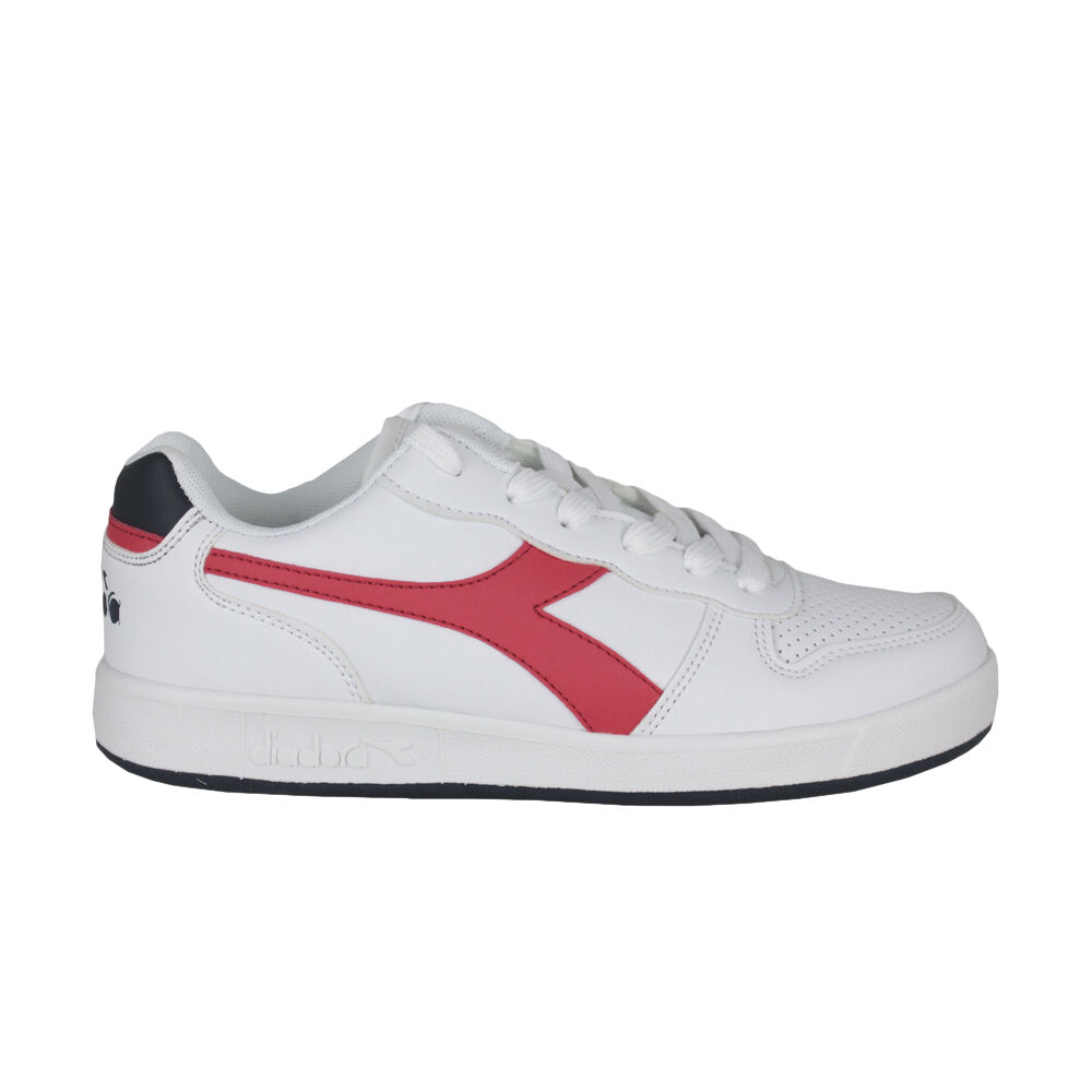Zapatillas Diadora Playground Gs C0673 White/red - blanco-rojo - 